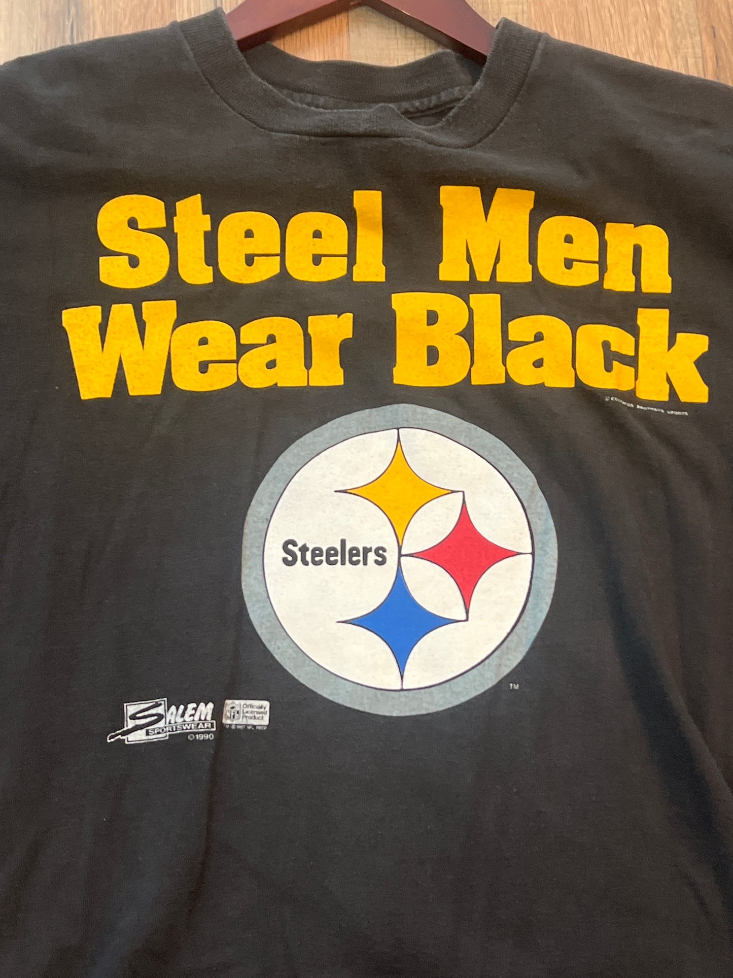 1990 Pittsburgh Steelers Tshirt, Size XL
