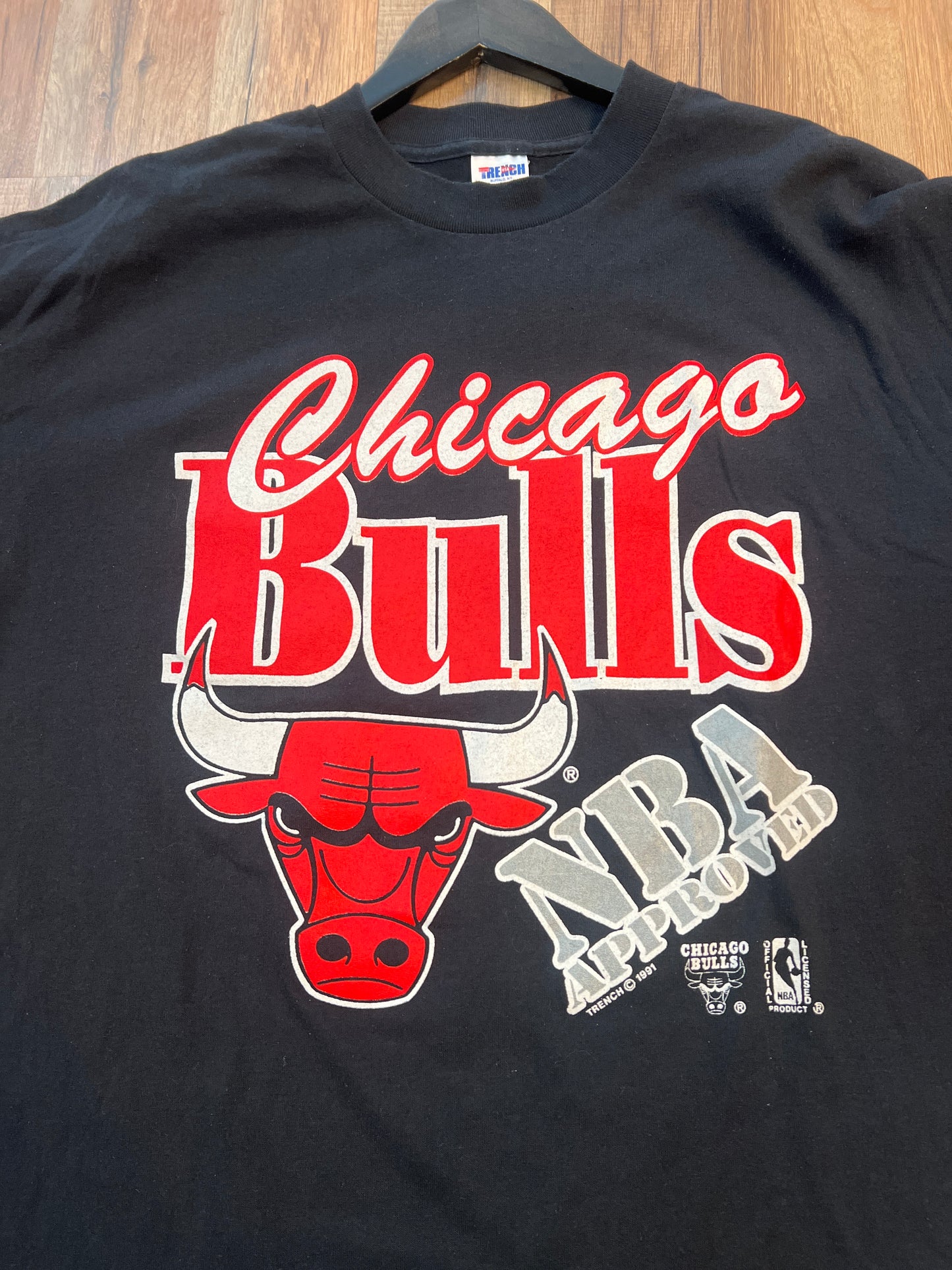 90s NBA Chicago Bulls Tshirt, Size XL