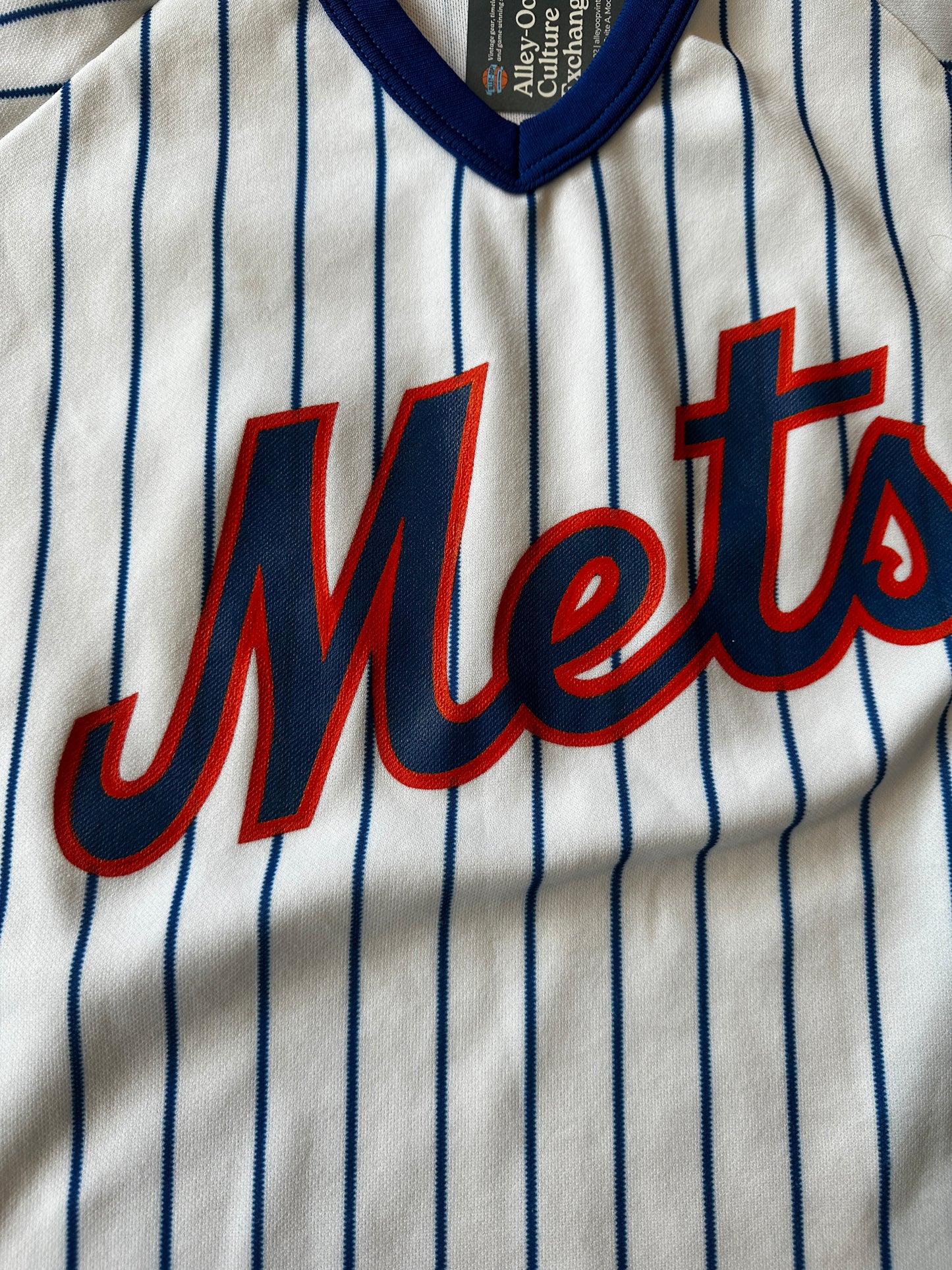 Vintage New York Mets Gil Hodges #14 Pin Stripe Rawlings Large White