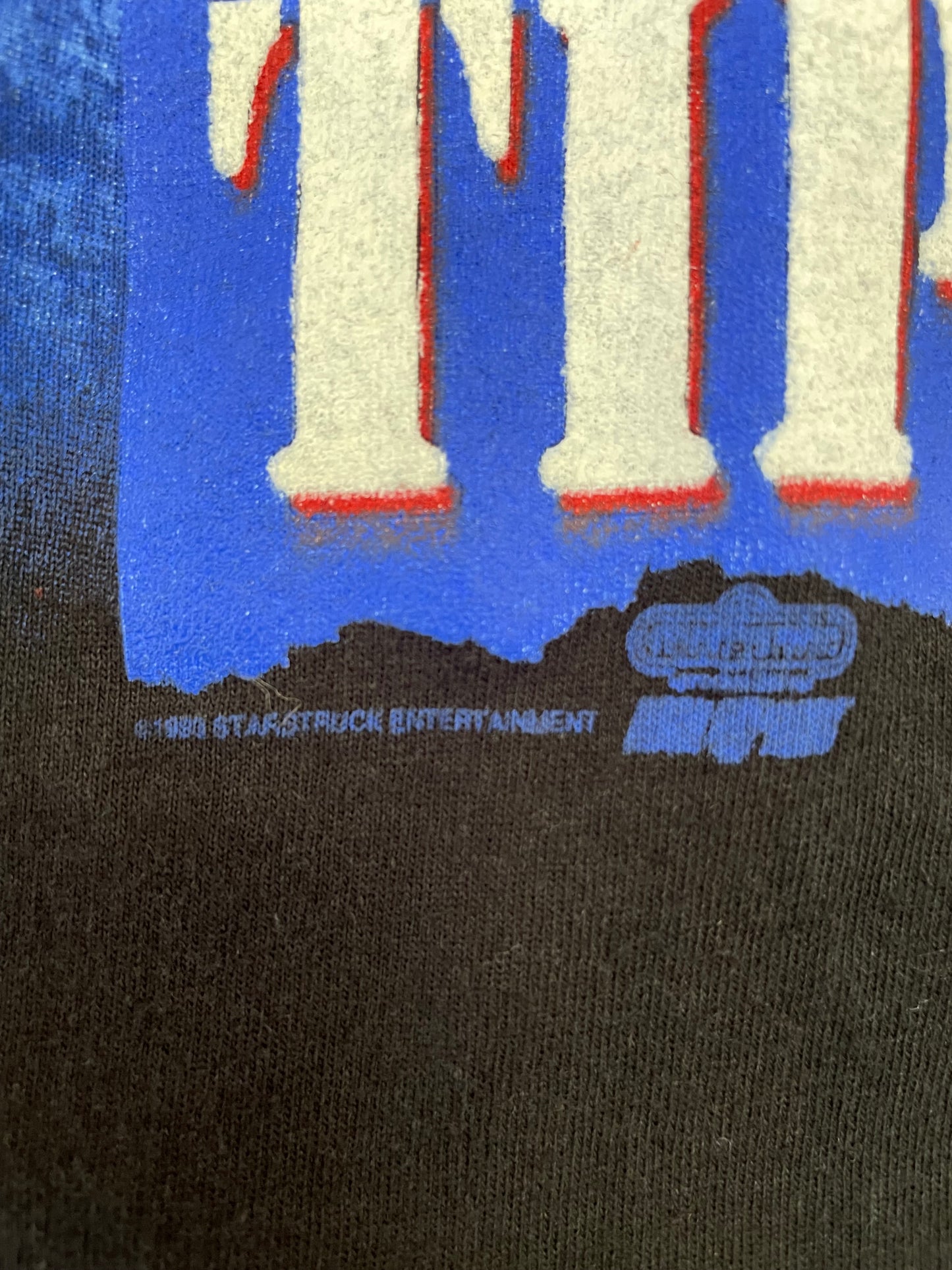 1993 Aaron Tippin Call Of The Wild Black T-Shirt Size XL