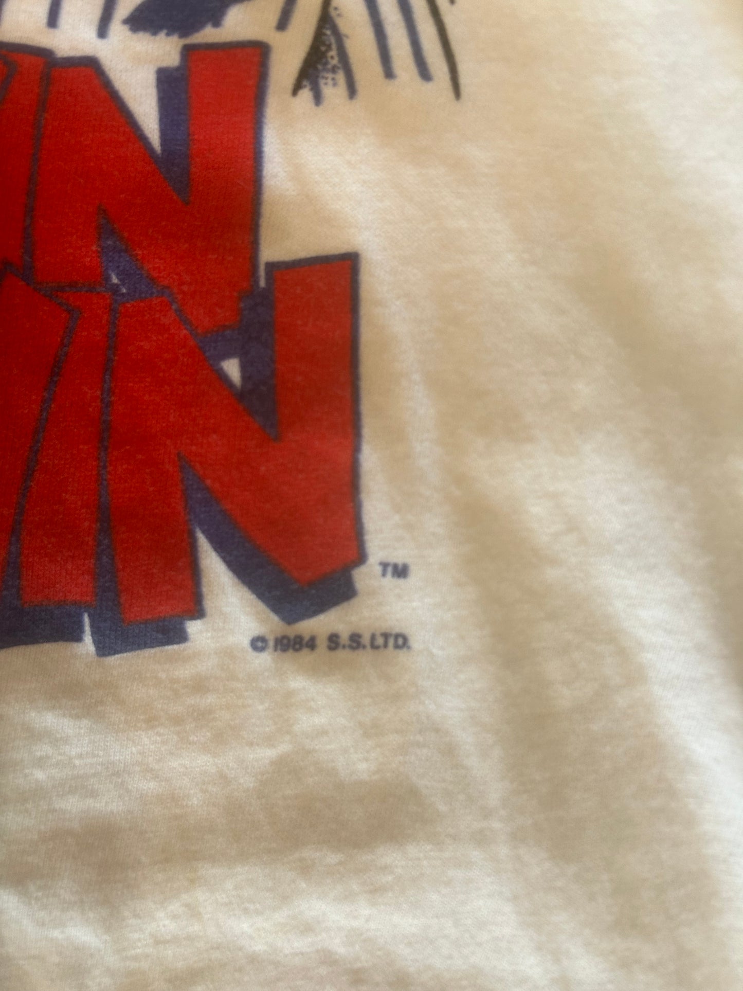 1984 Chicago Cubs Tshirt, Size L
