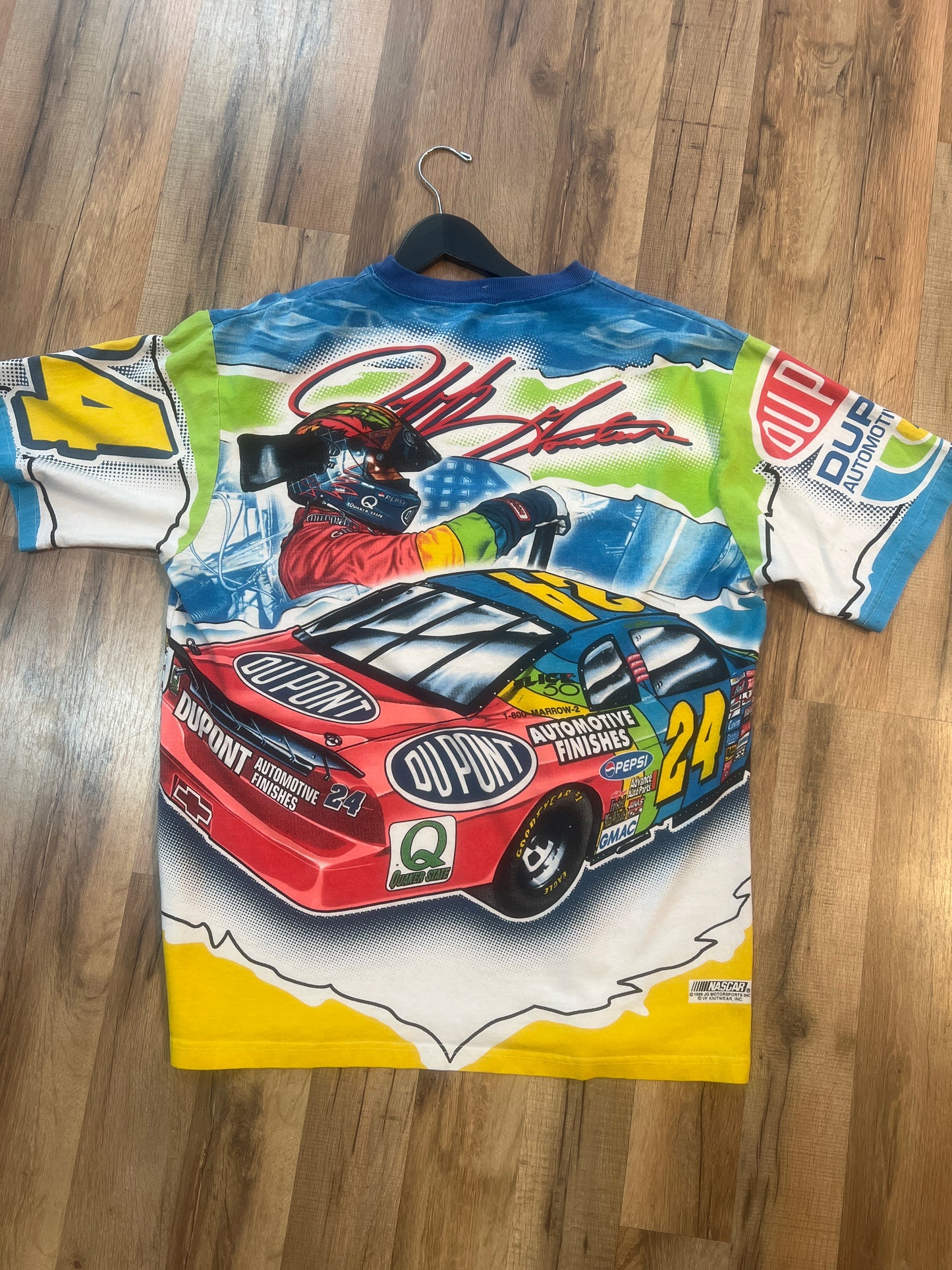 1996 NASCAR Jeff Gordon All Over Print AOP, Size XL
