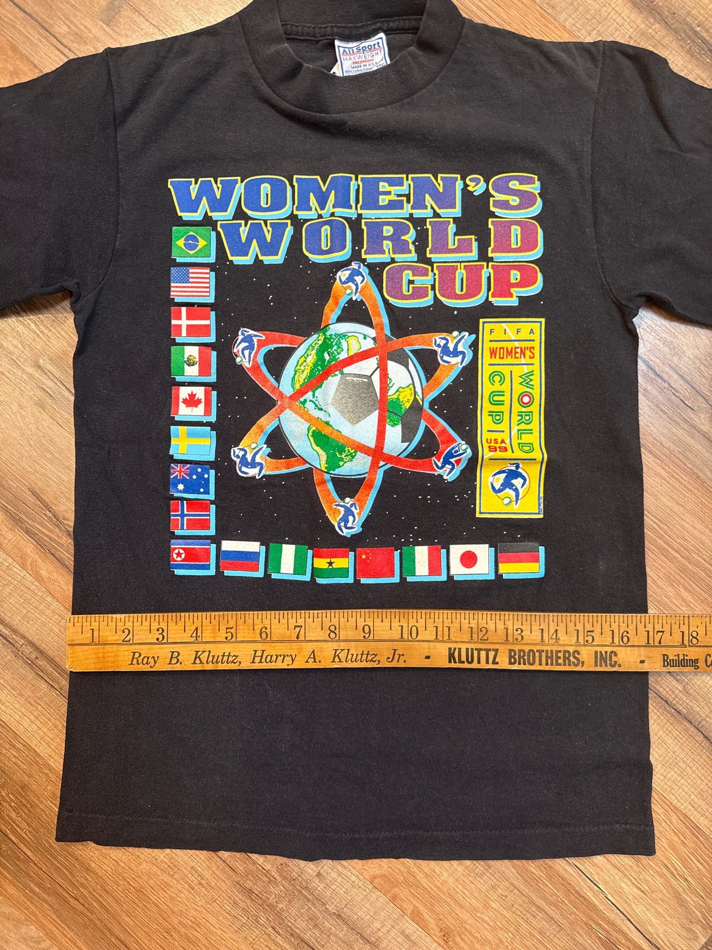 1999 FIFA Women’s World Cup Soccer Tshirt, Size Small