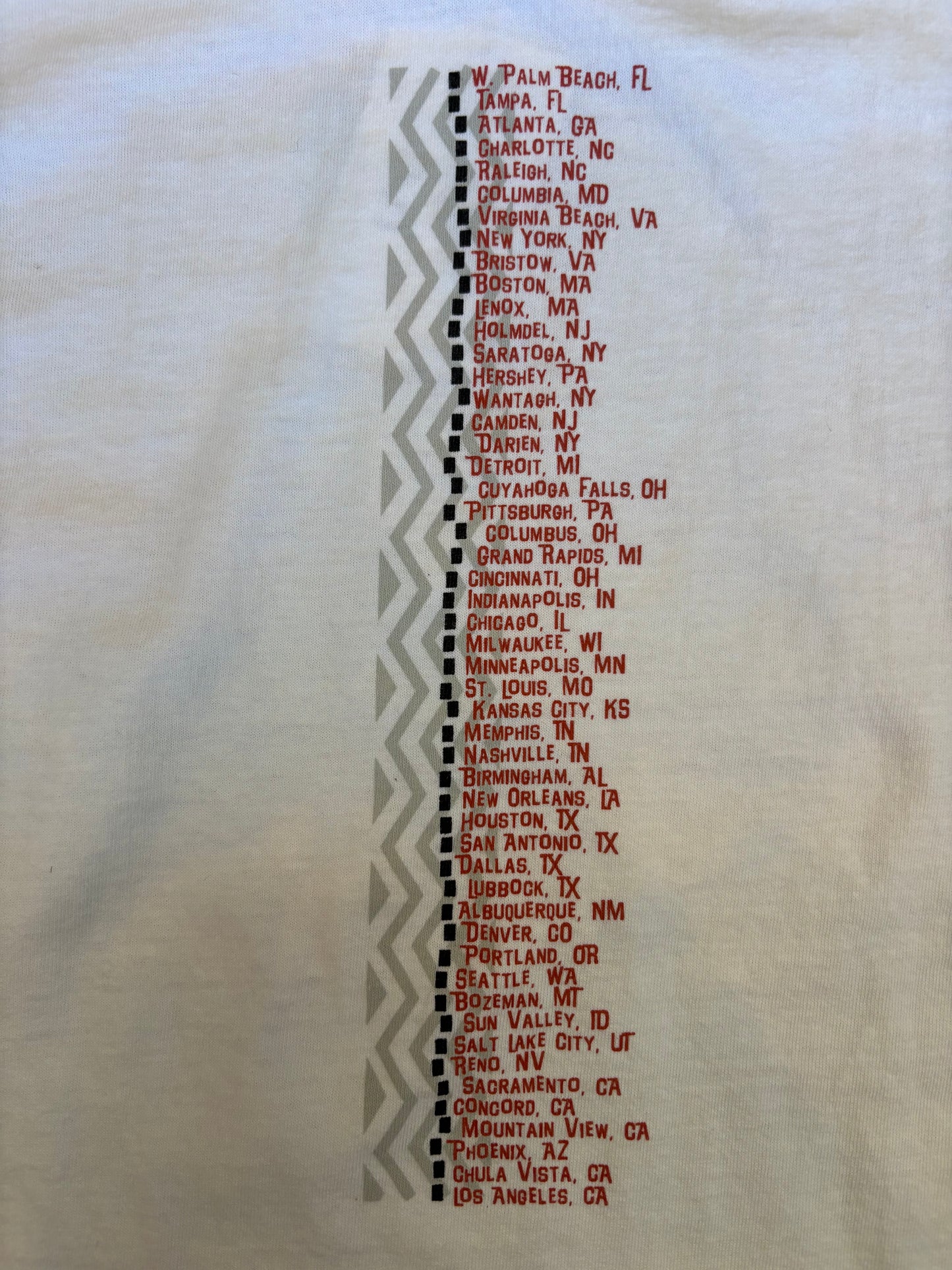 2000s James Taylor & Band 2001 Pullover Tour TShirt Single Stitch, Size Medium