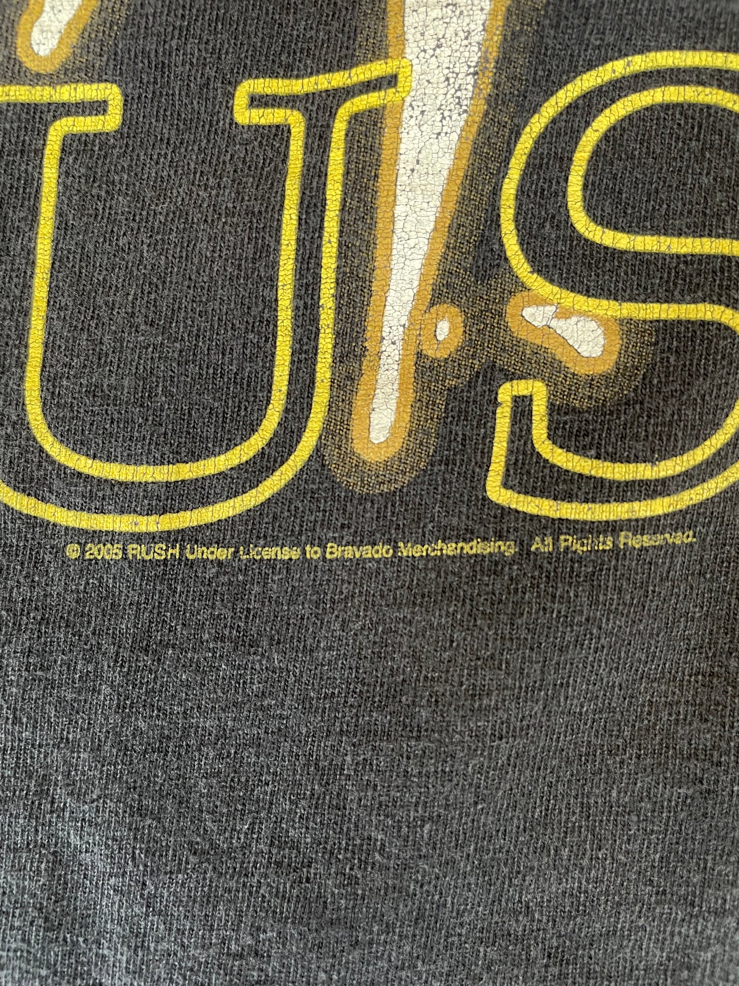 2005 Rush Black T-Shirt Size Large
