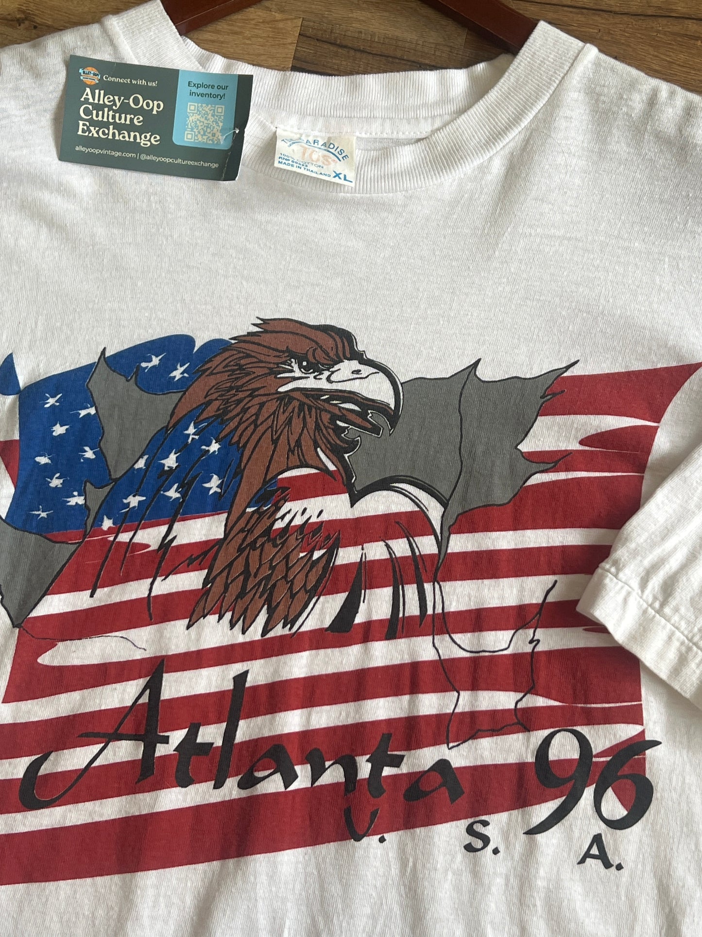 1996 Atlanta Olympics Eagle Tshirt, Size XL
