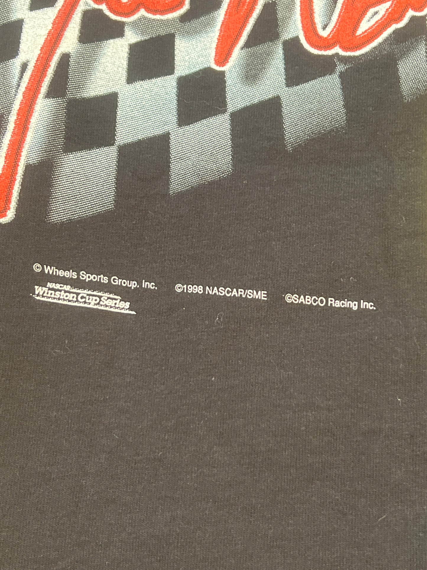 1998 NASCAR Joe Nemechek AOP Tshirt, Size L