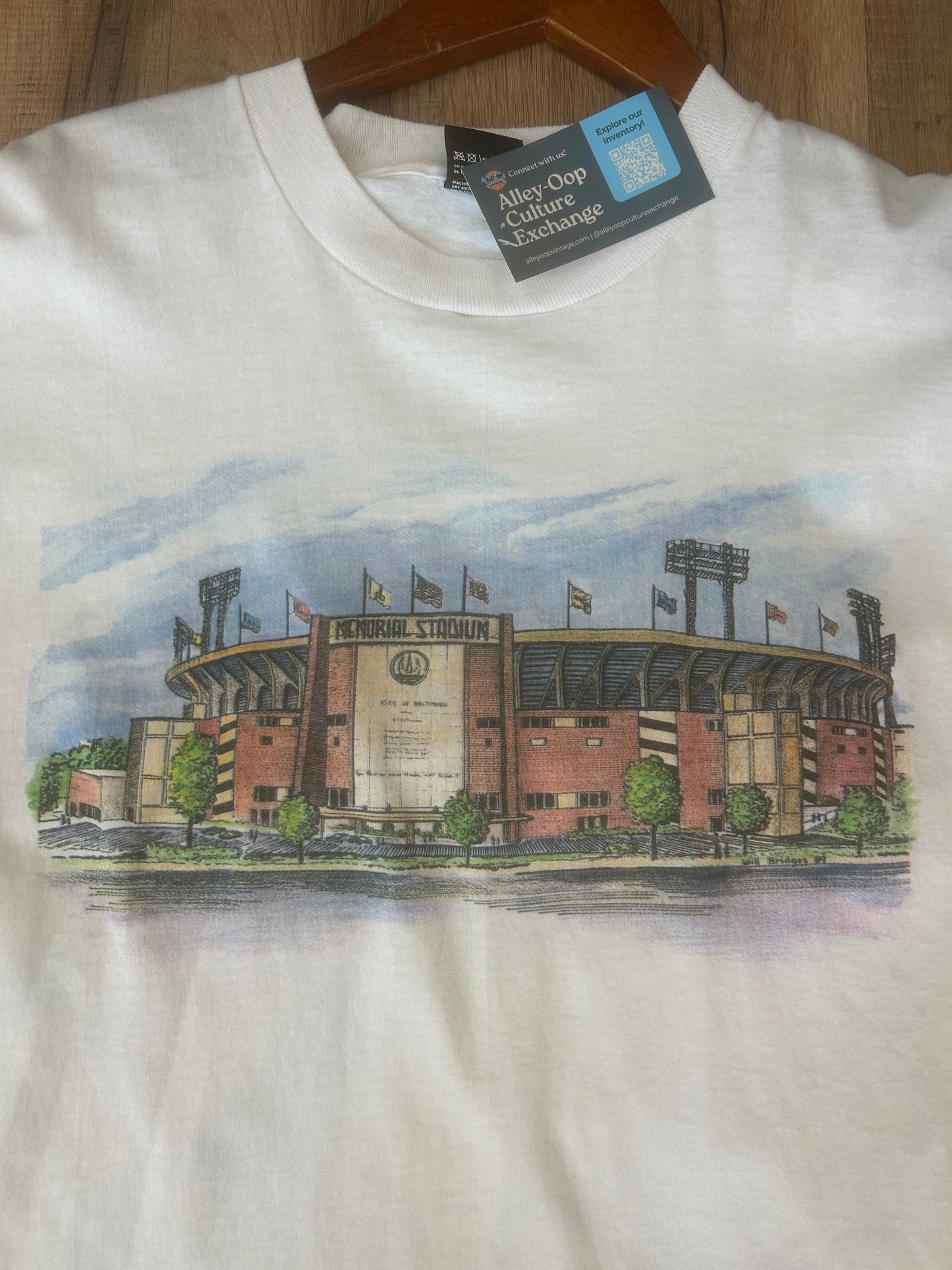 1989 Baltimore Orioles memorial stadium Tshirt, Size XL