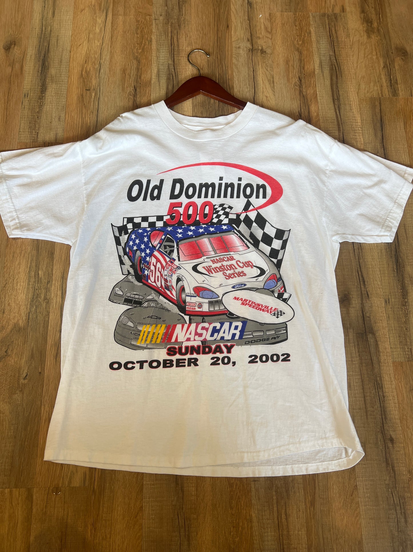 NASCAR Old Dominion 500 Racing Tshirt, Size XL