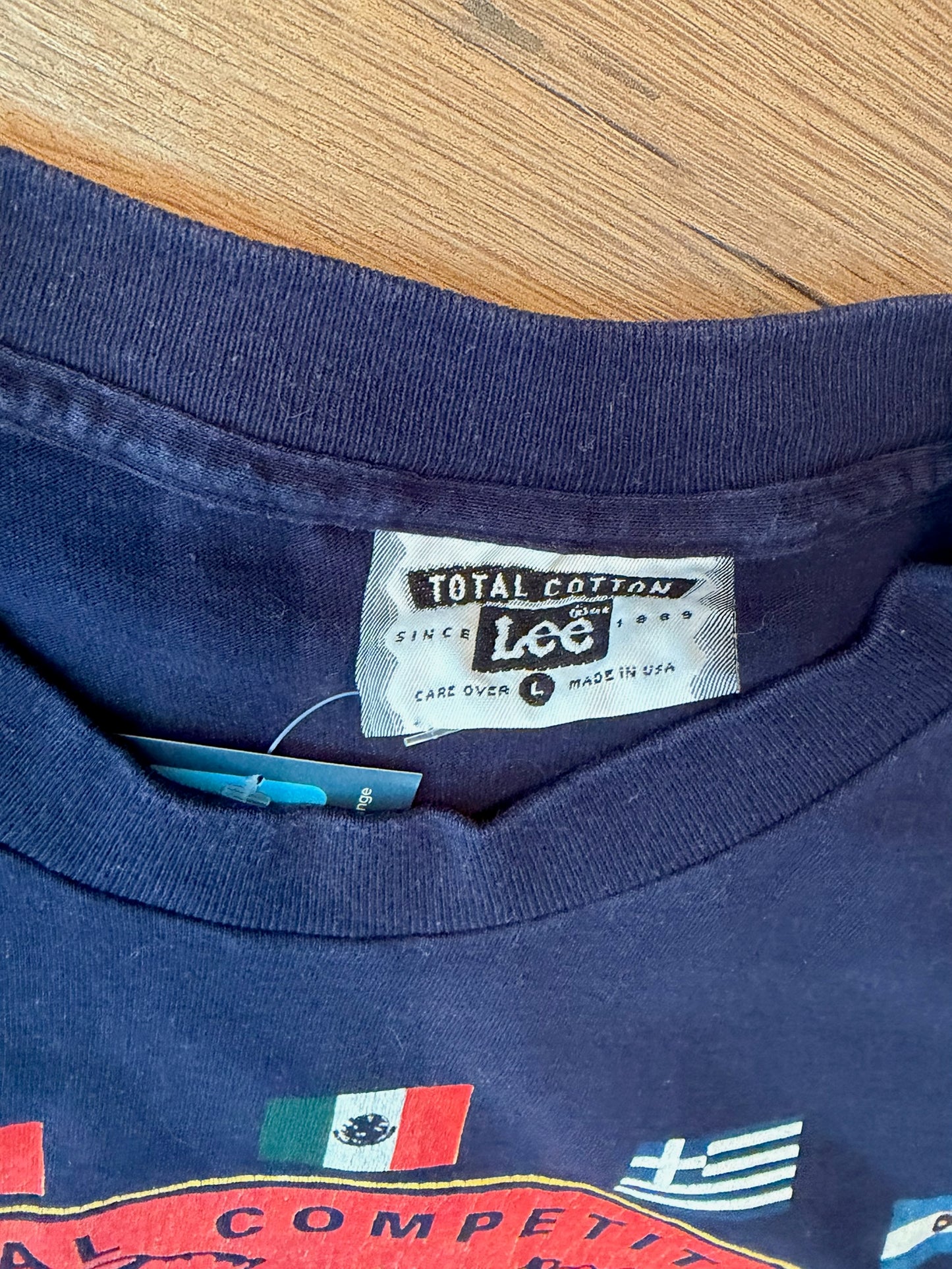 Lee Global Competition 1994 FIFA World Cup Soccer Tshirt, Size L