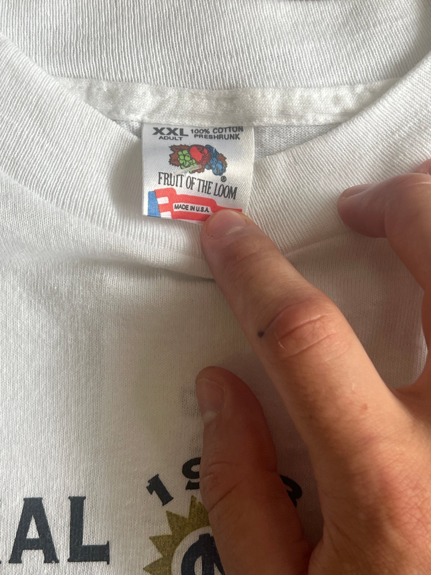 1993 UNC Tar Heels National Champs Tshirt, Size XXL
