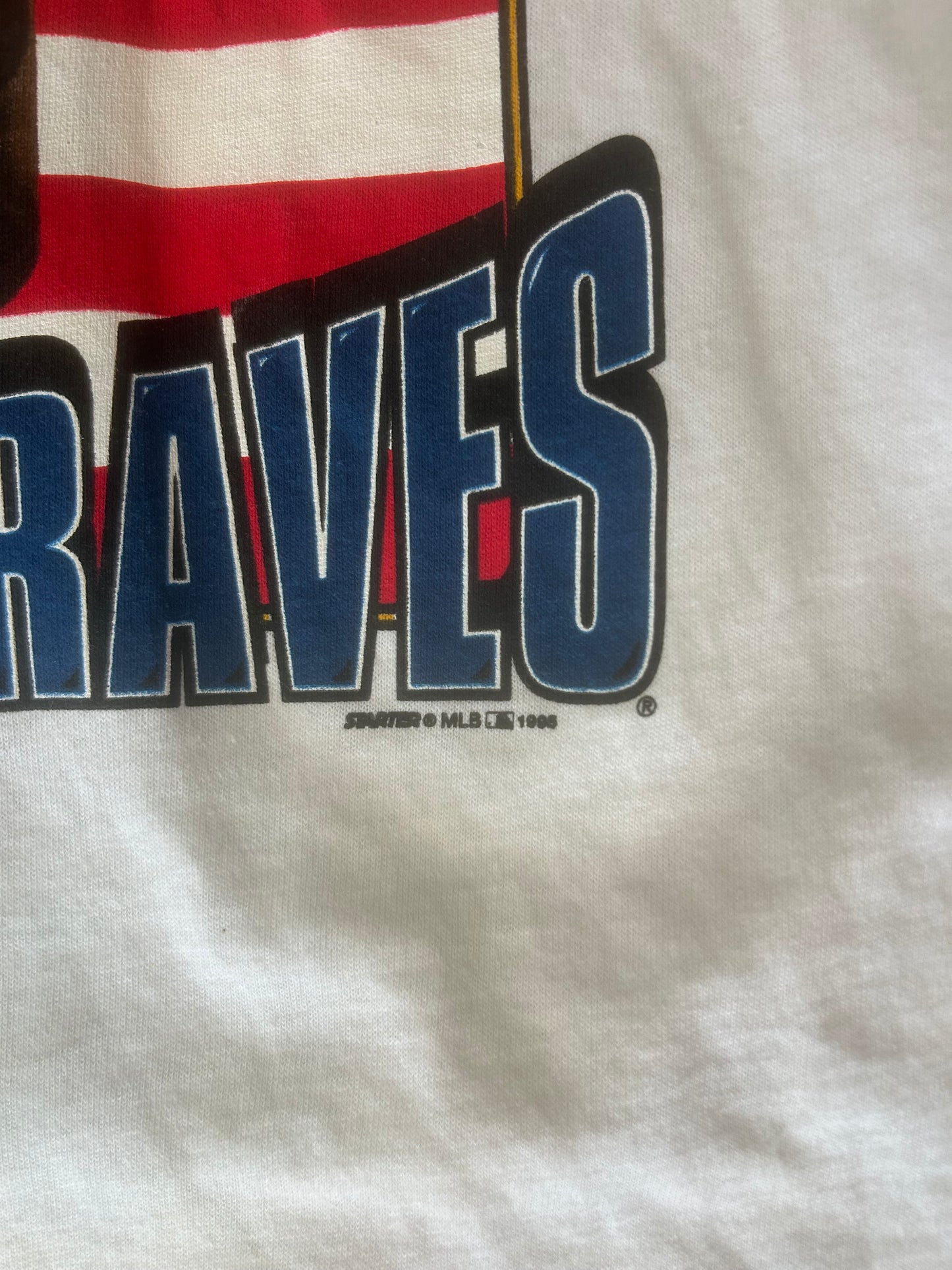 1995 Atlanta Braves World Series Tshirt, Size XL