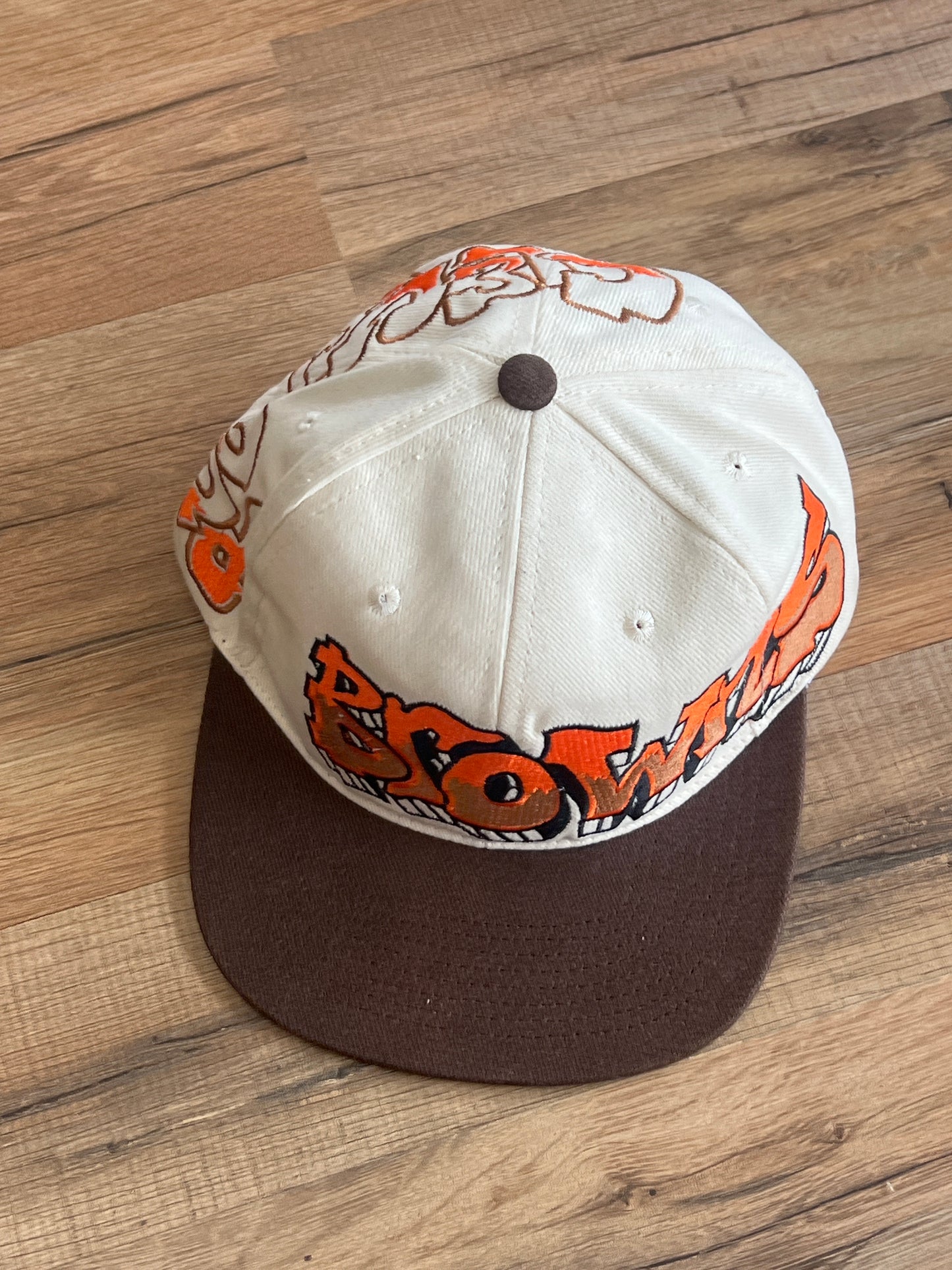 90s Cleveland Browns Graffiti Hat