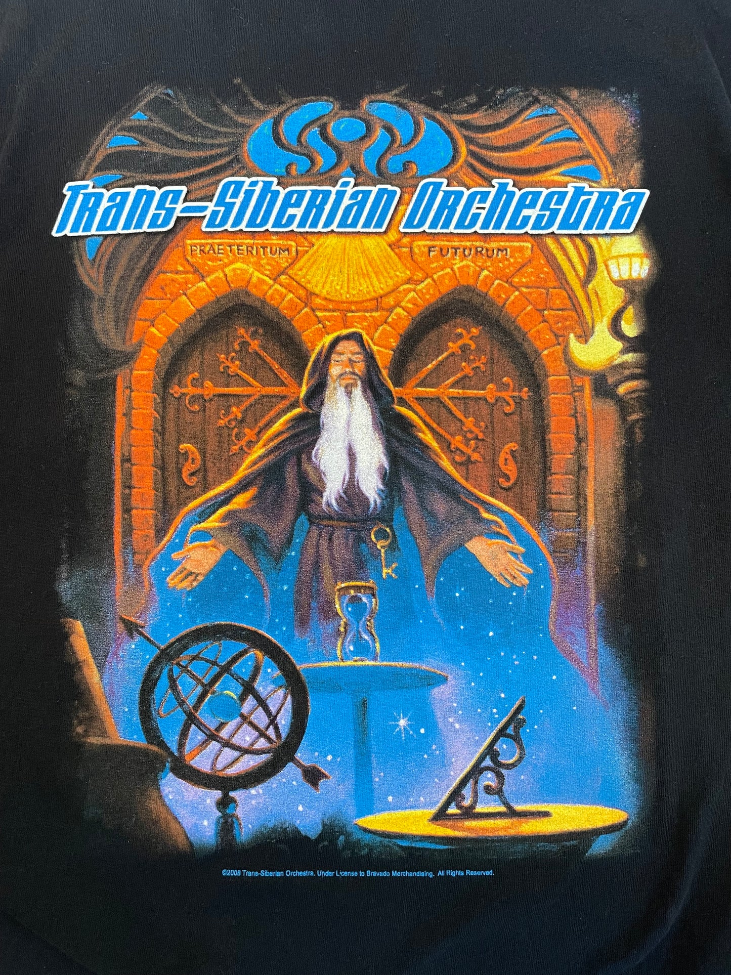 2008 Trans-Siberian Orchestra Winter Tour Black T-Shirt Size XL