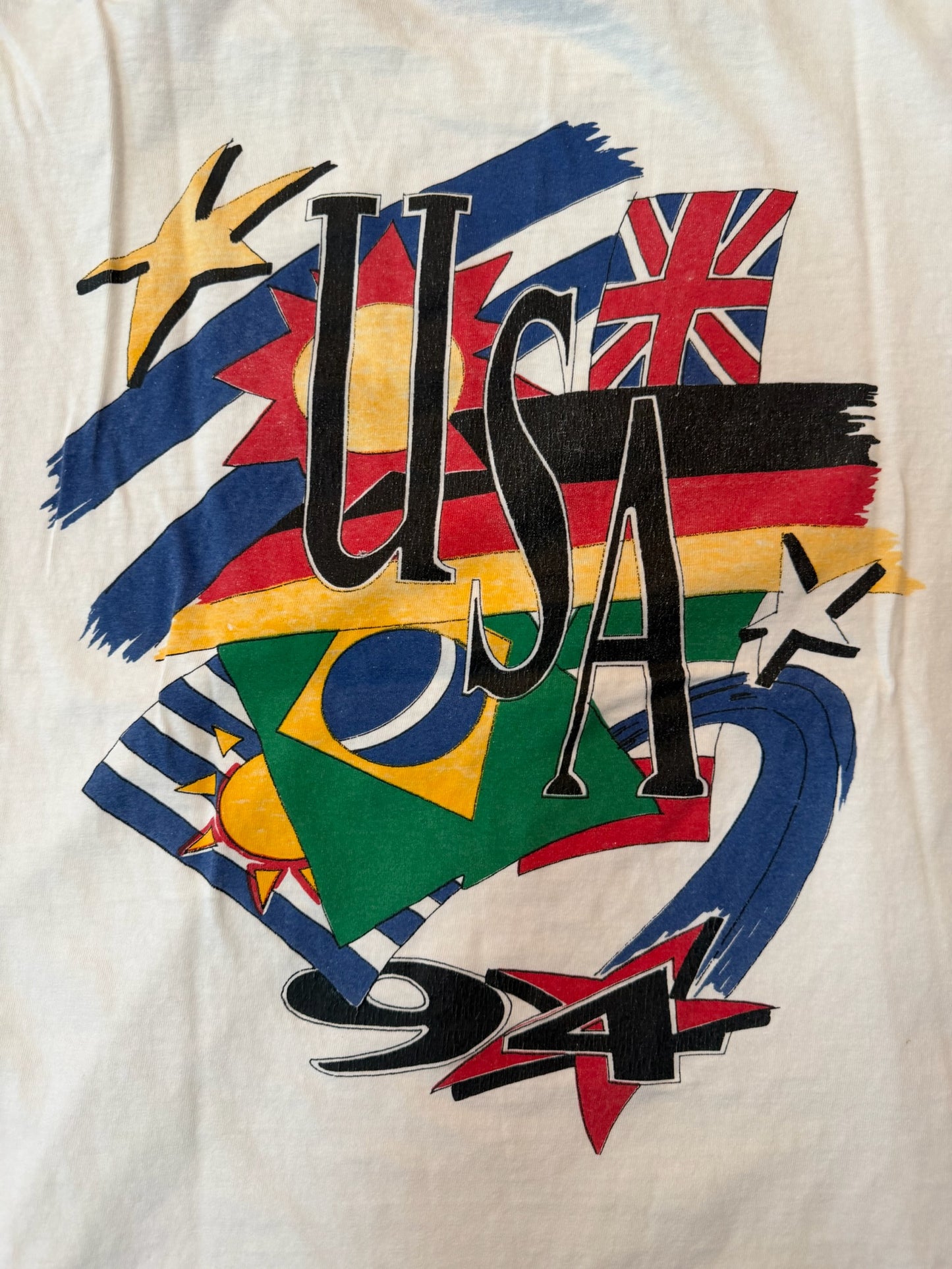 Umbro 1994 FIFA World Cup Soccer Tshirt, Size M