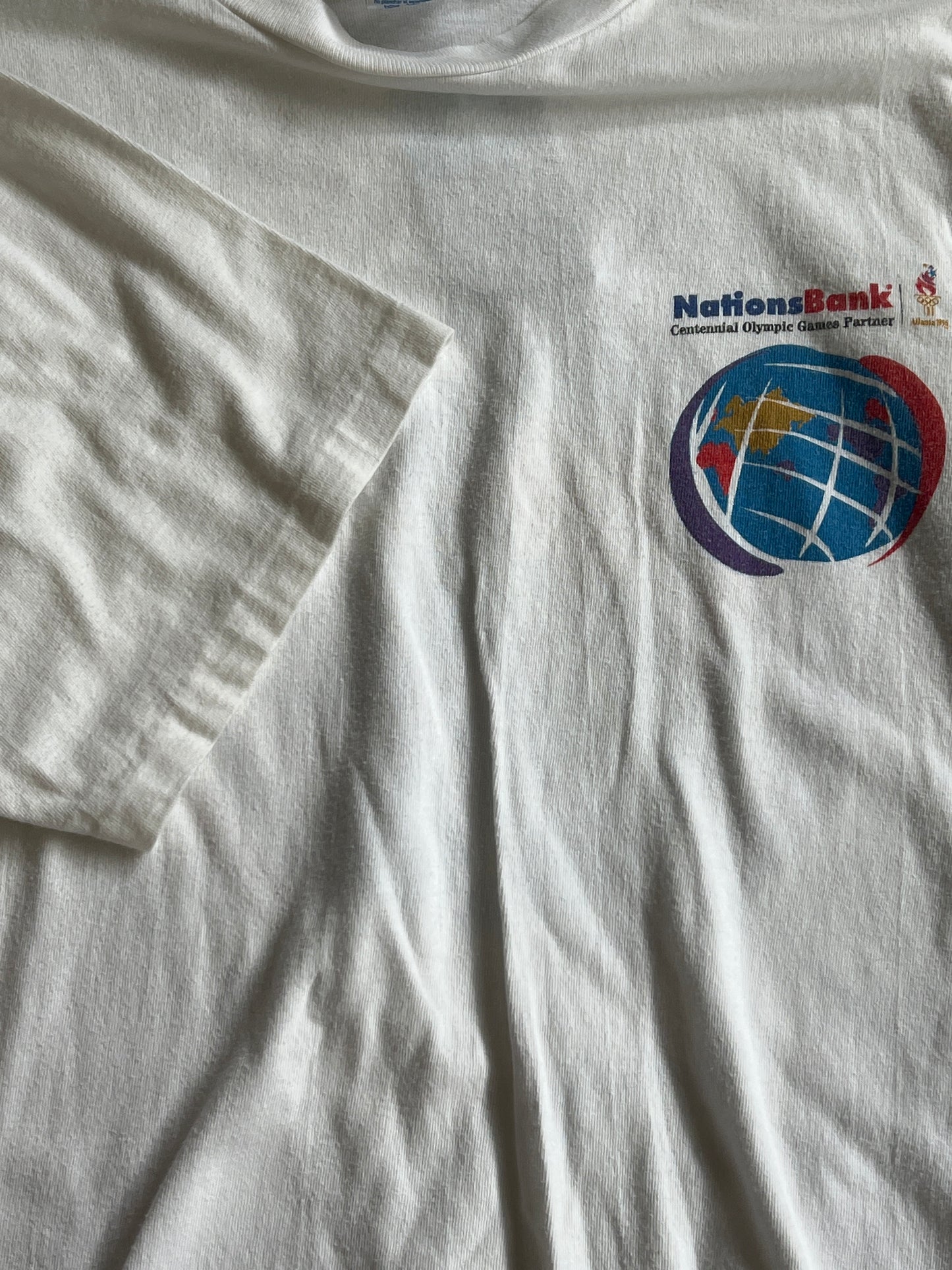 1996 Nations Bank Atlanta Olympics Tshirt, Size XL