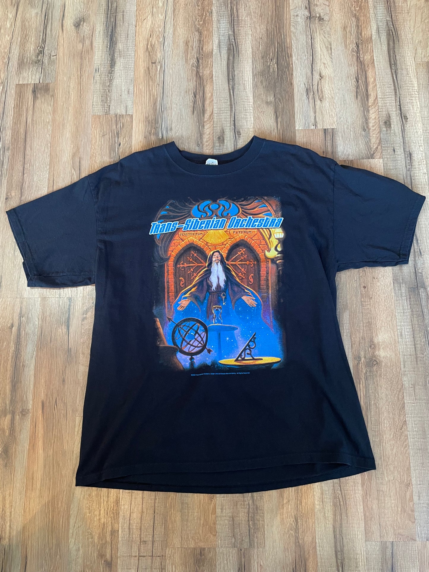 2008 Trans-Siberian Orchestra Winter Tour Black T-Shirt Size XL