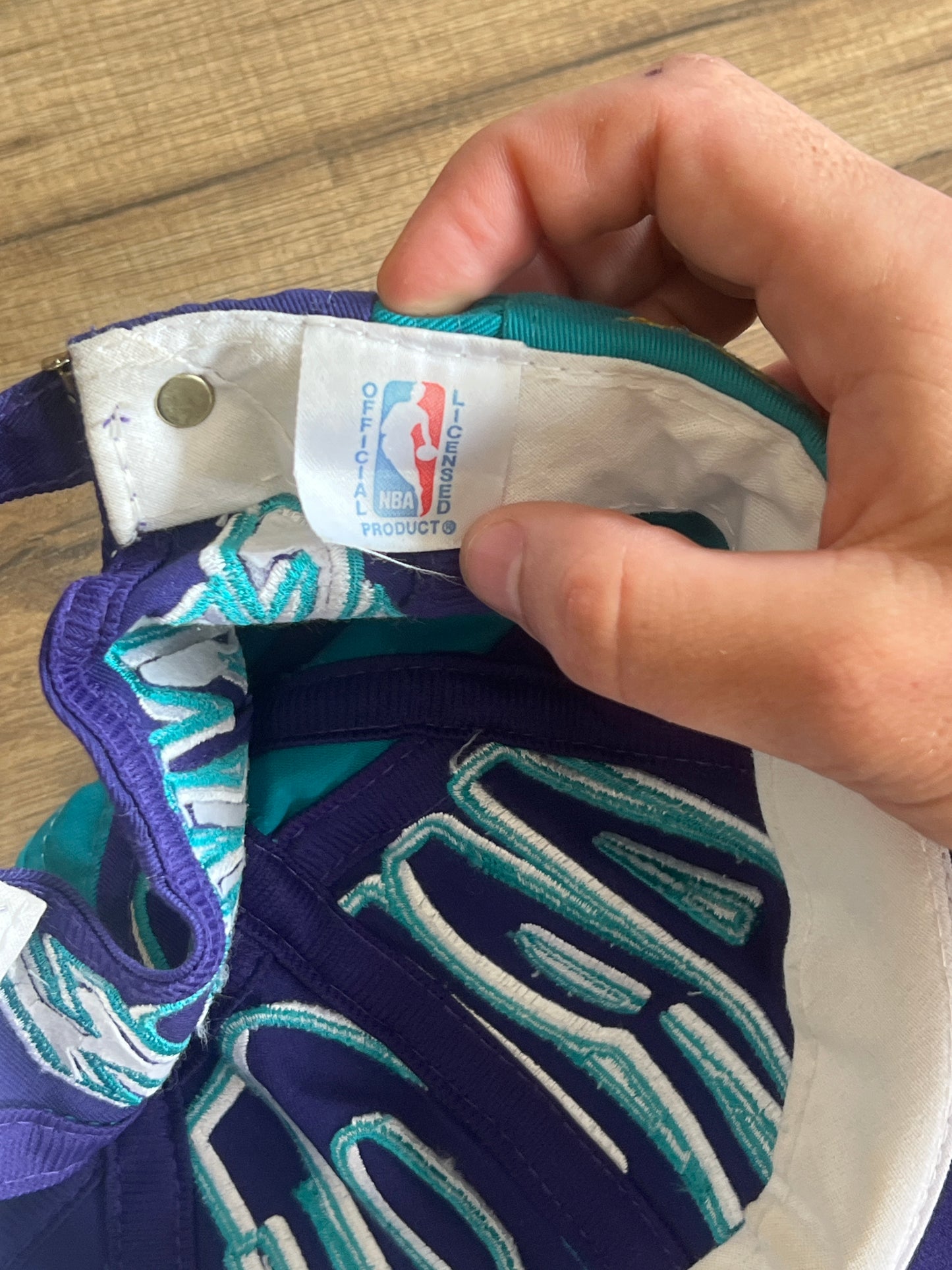 90s Charlotte Hornets Graffiti Hat