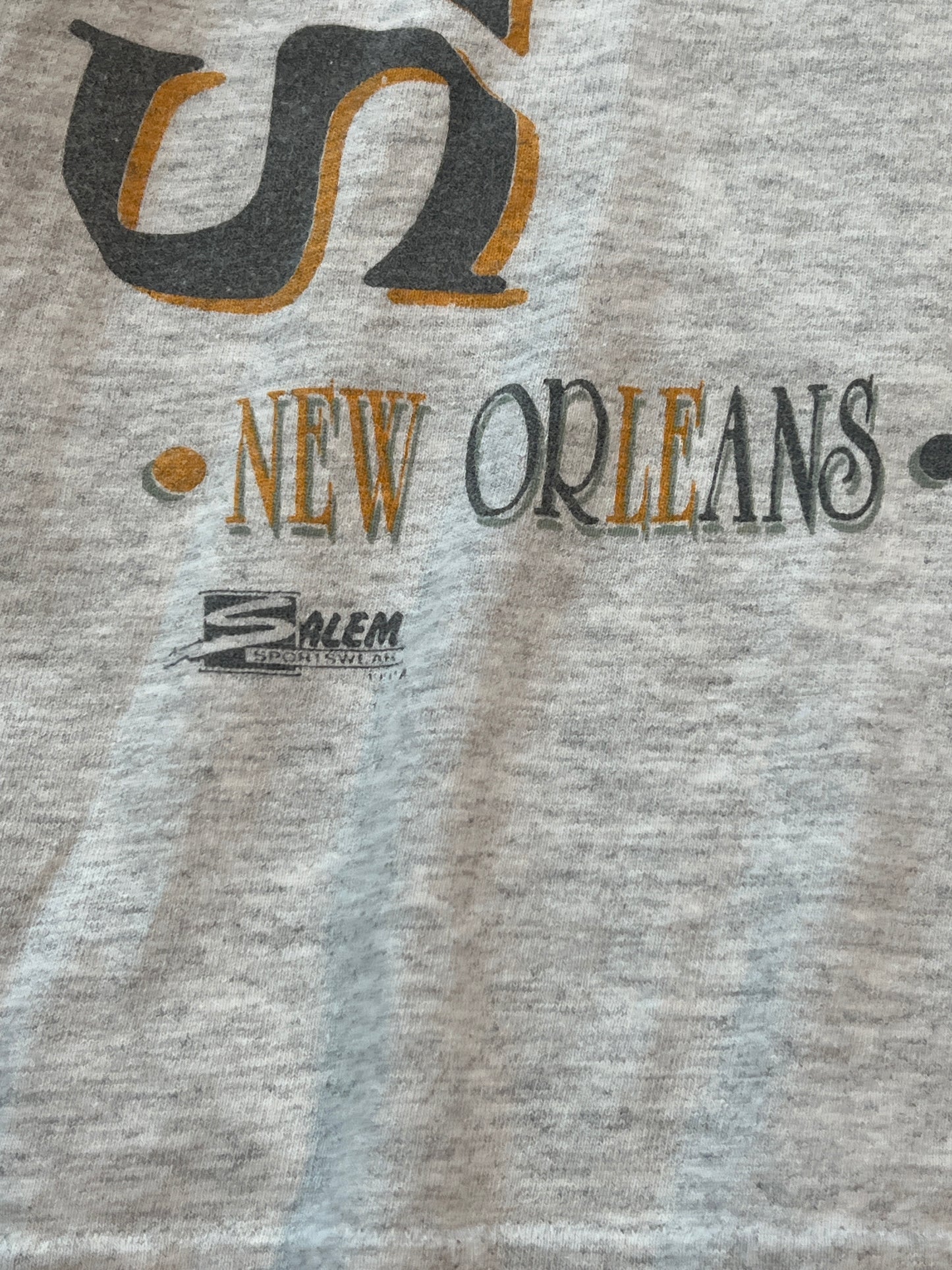 90s New Orleans Saints Aerial Assault Salem Sports AOP Tshirt, Size Large