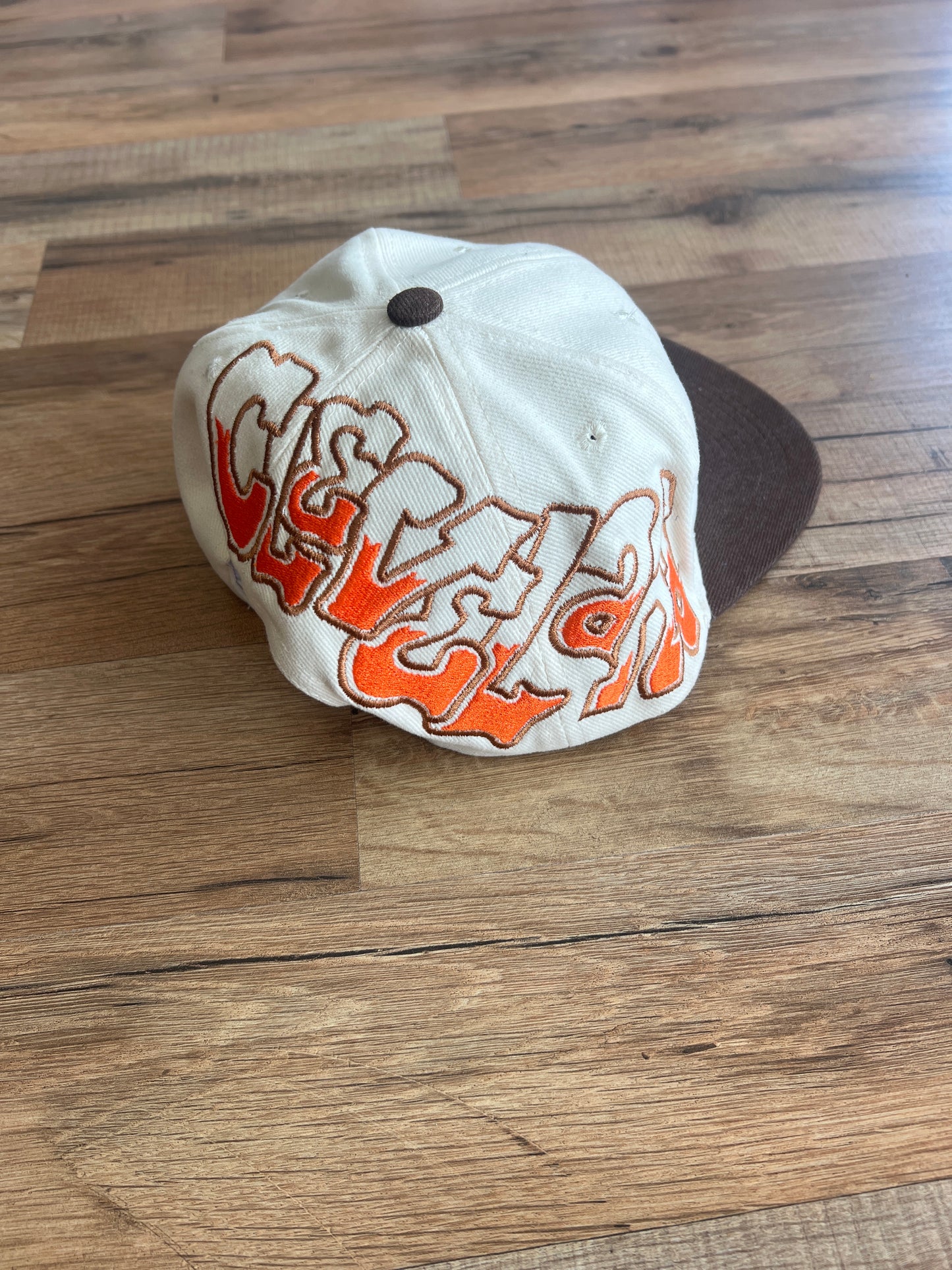 90s Cleveland Browns Graffiti Hat