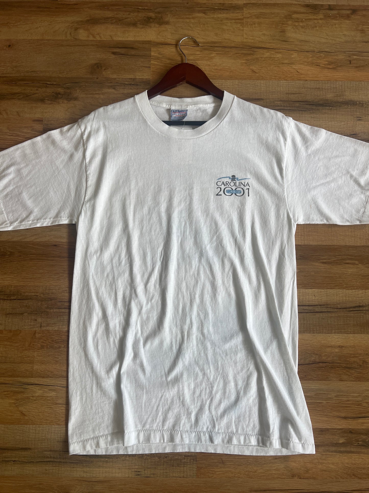 2001 UNC Tar Heels Class Tshirt, Size L