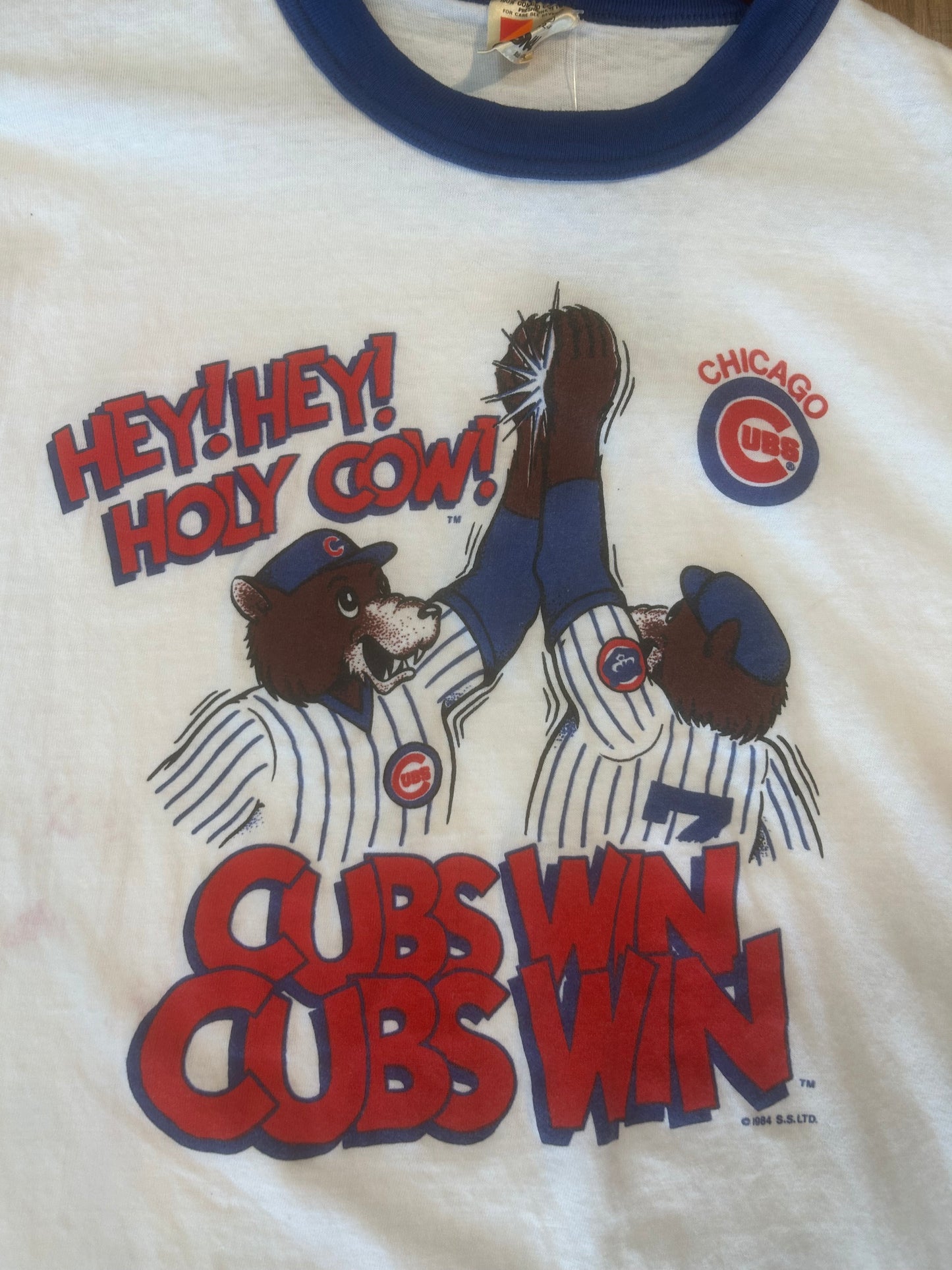 1984 Chicago Cubs Tshirt, Size L