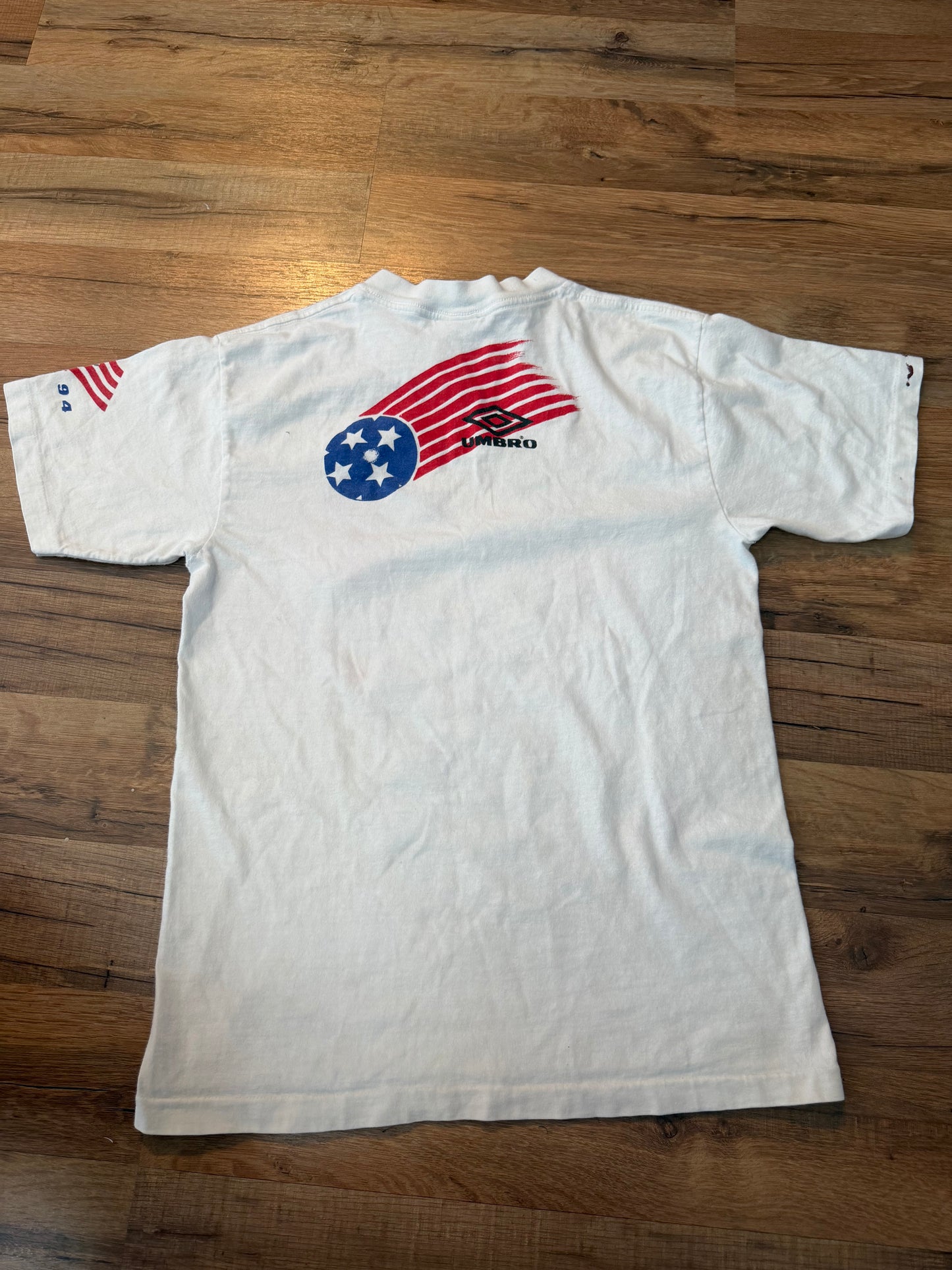 Umbro 1994 FIFA World Cup Soccer Tshirt, Size Adult Small
