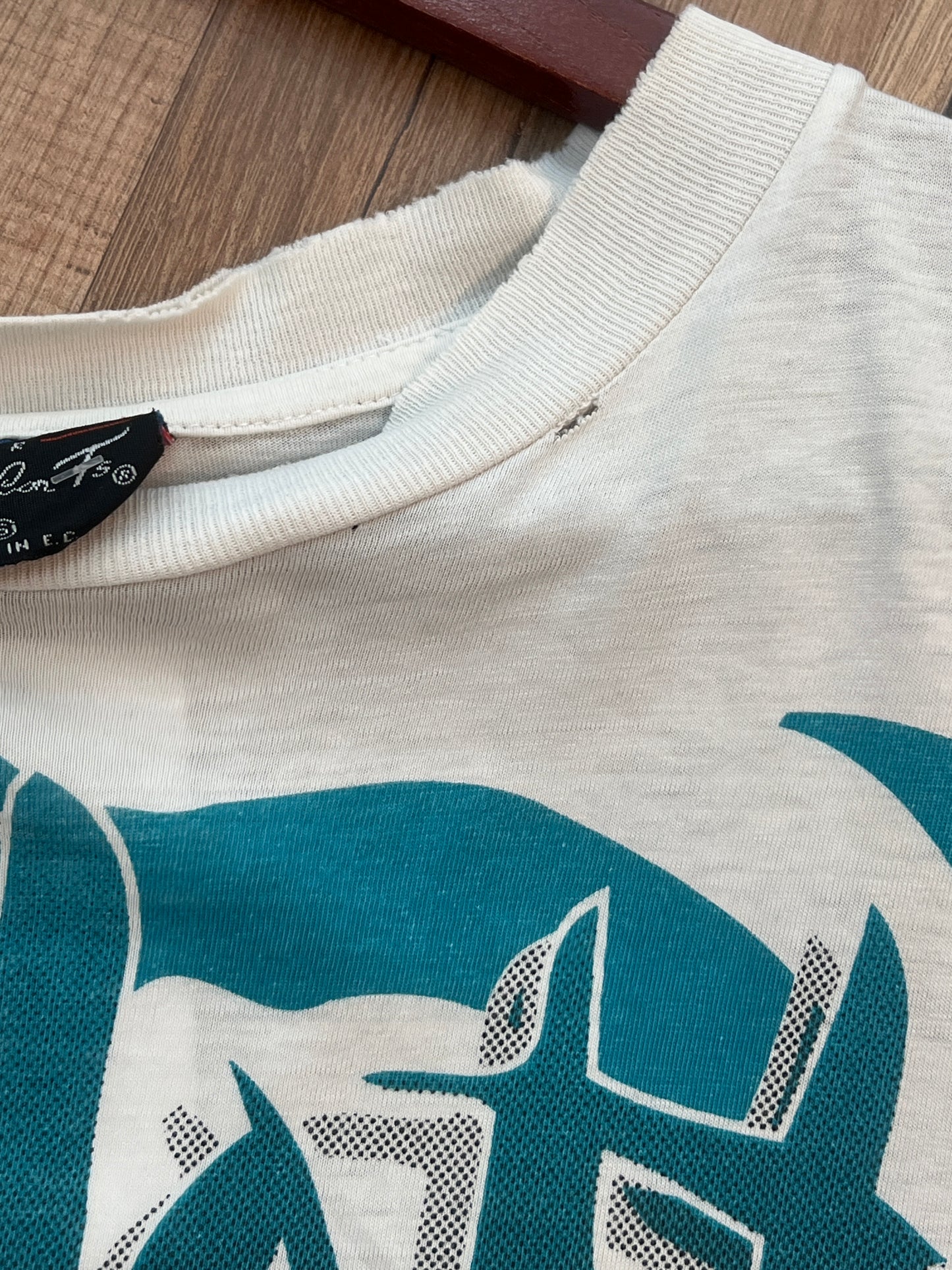 90s Charlotte Hornets All Over Print (AOP) Tshirt, Size S/M