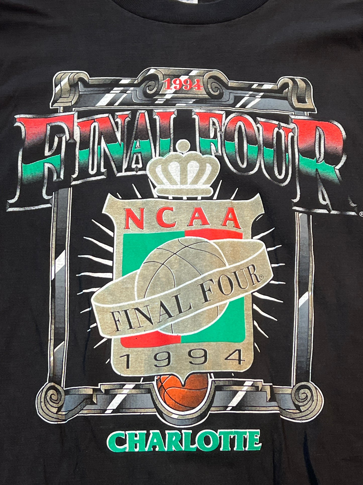1994 NCAA Final Four Charlotte Tshirt, Size Large