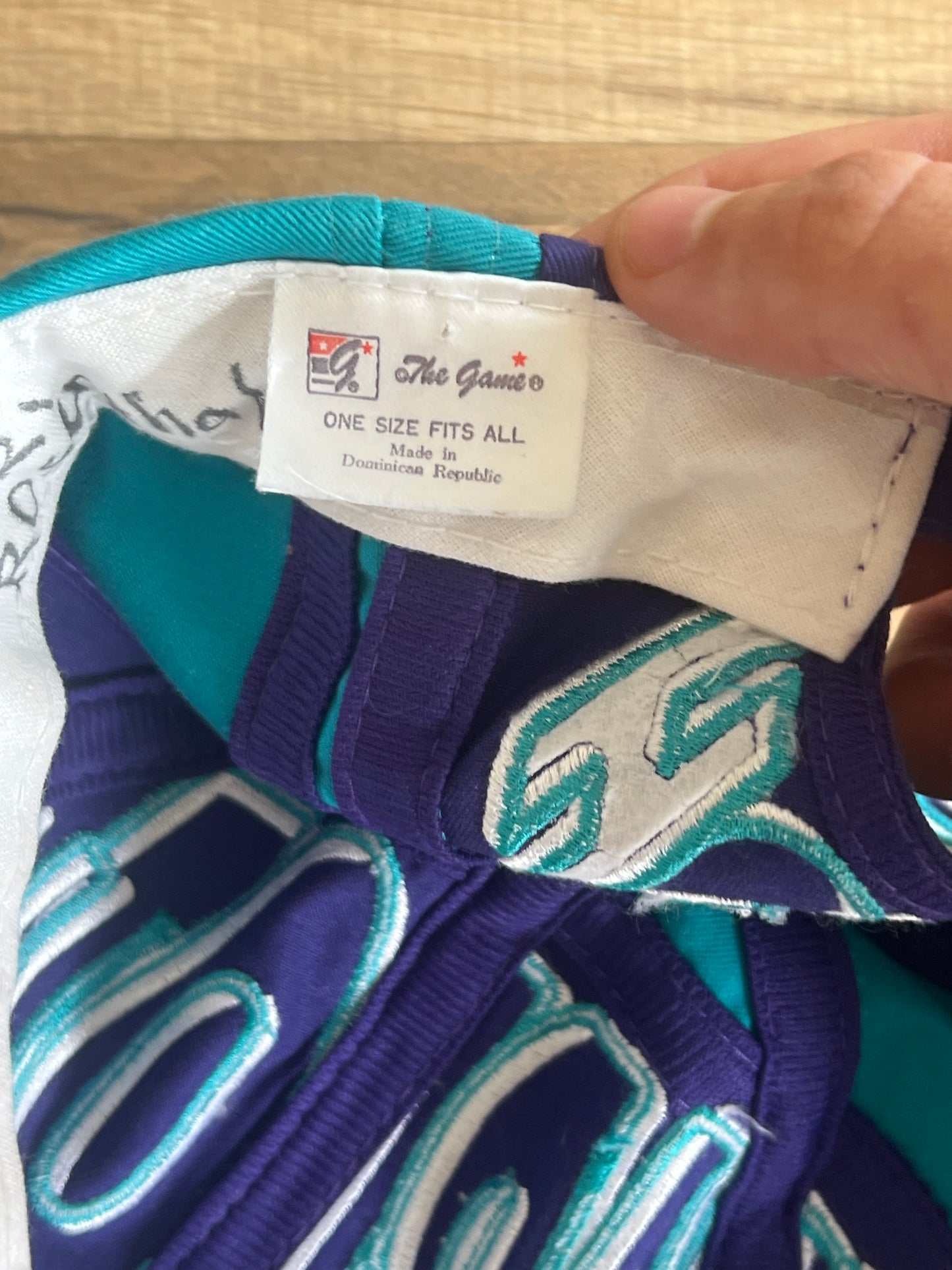 90s Charlotte Hornets Graffiti Hat