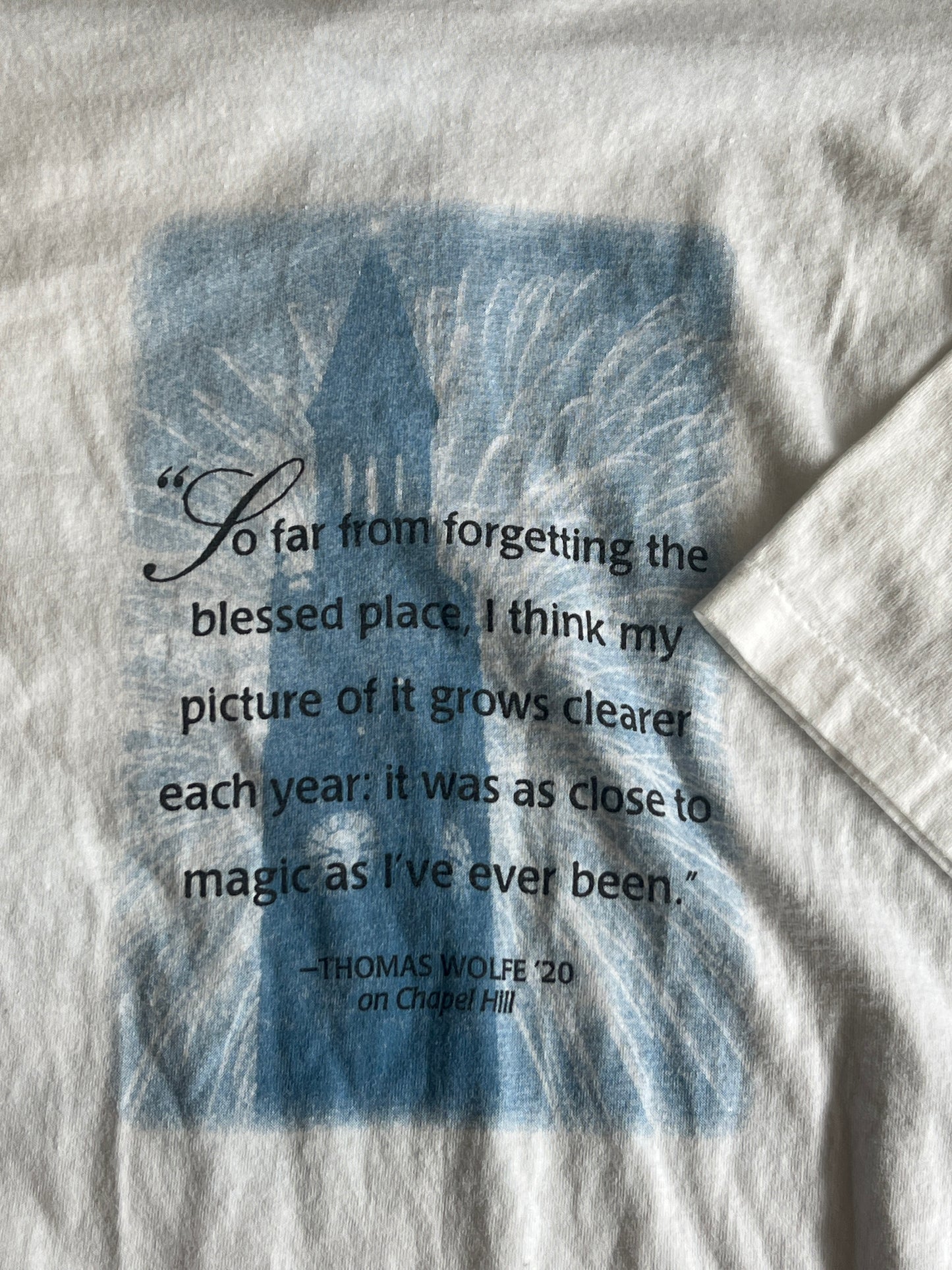 2001 UNC Tar Heels Class Tshirt, Size L