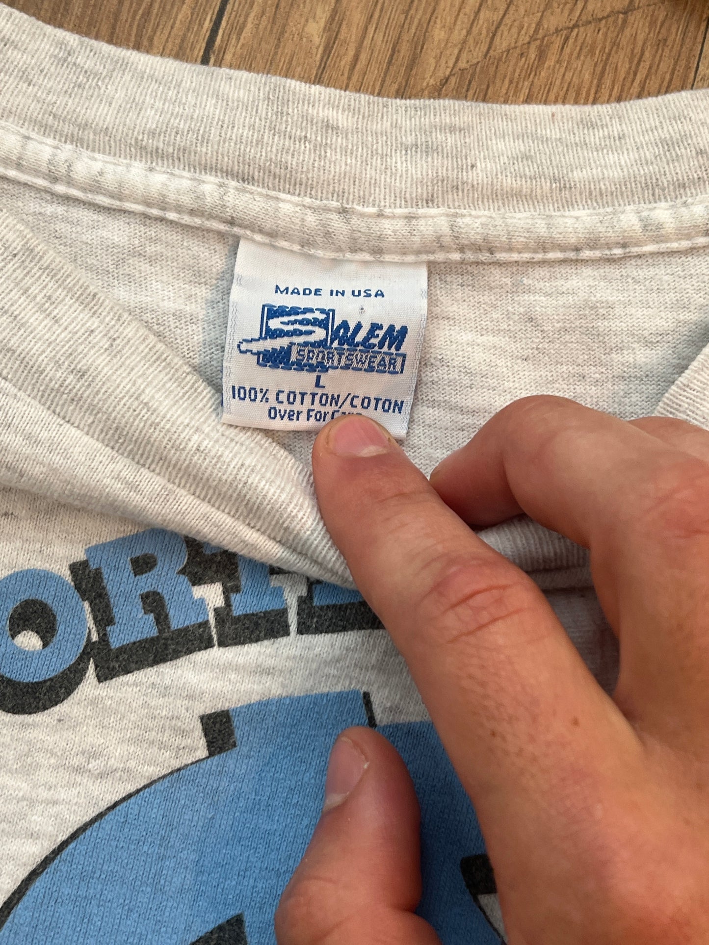 1993 UNC Tar Heels National Champions Tshirt, Size Large