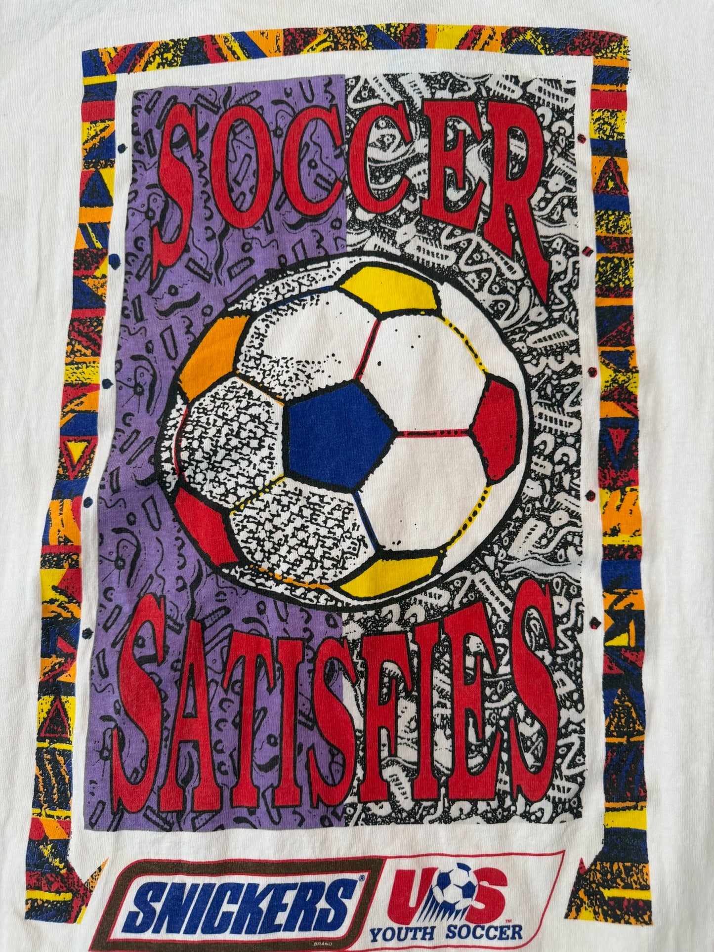 Snickers Promo 1994 FIFA World Cup Soccer Tshirt, Size XL