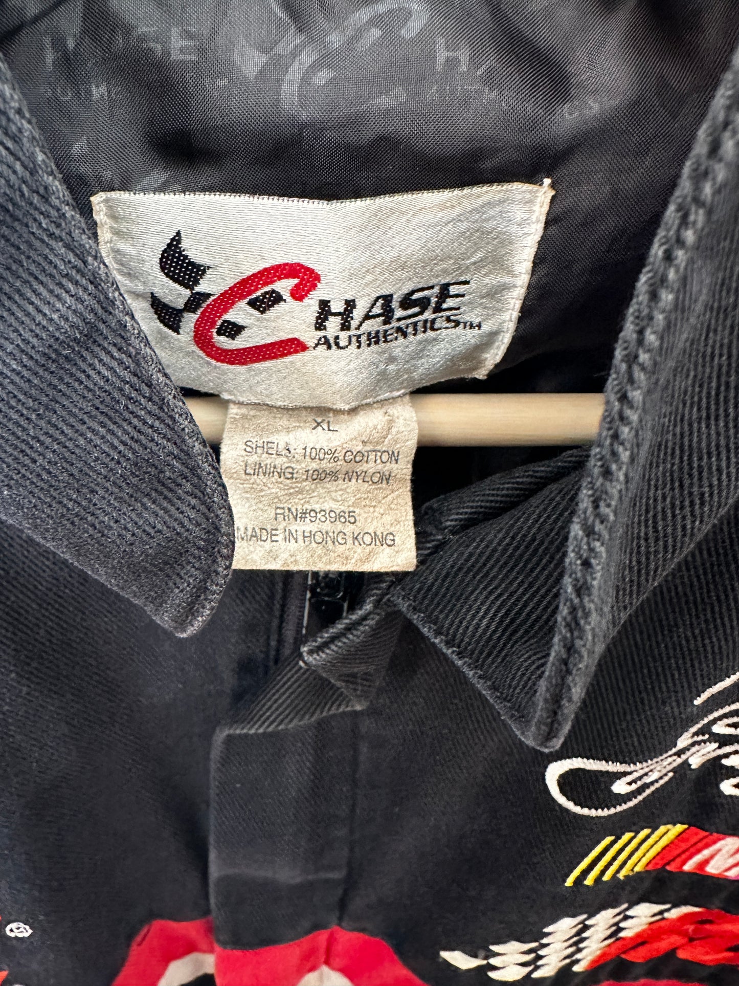 Vintage Dale Earnhardt Goodwrench Plus NASCAR Jacket Black Youth XL