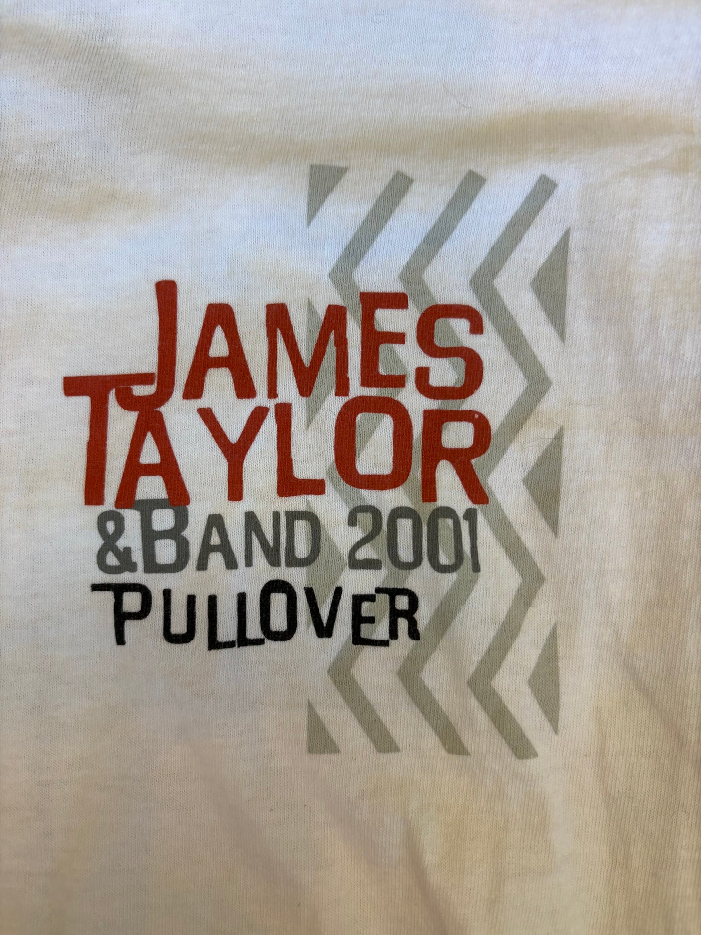 2000s James Taylor & Band 2001 Pullover Tour TShirt Single Stitch, Size Medium