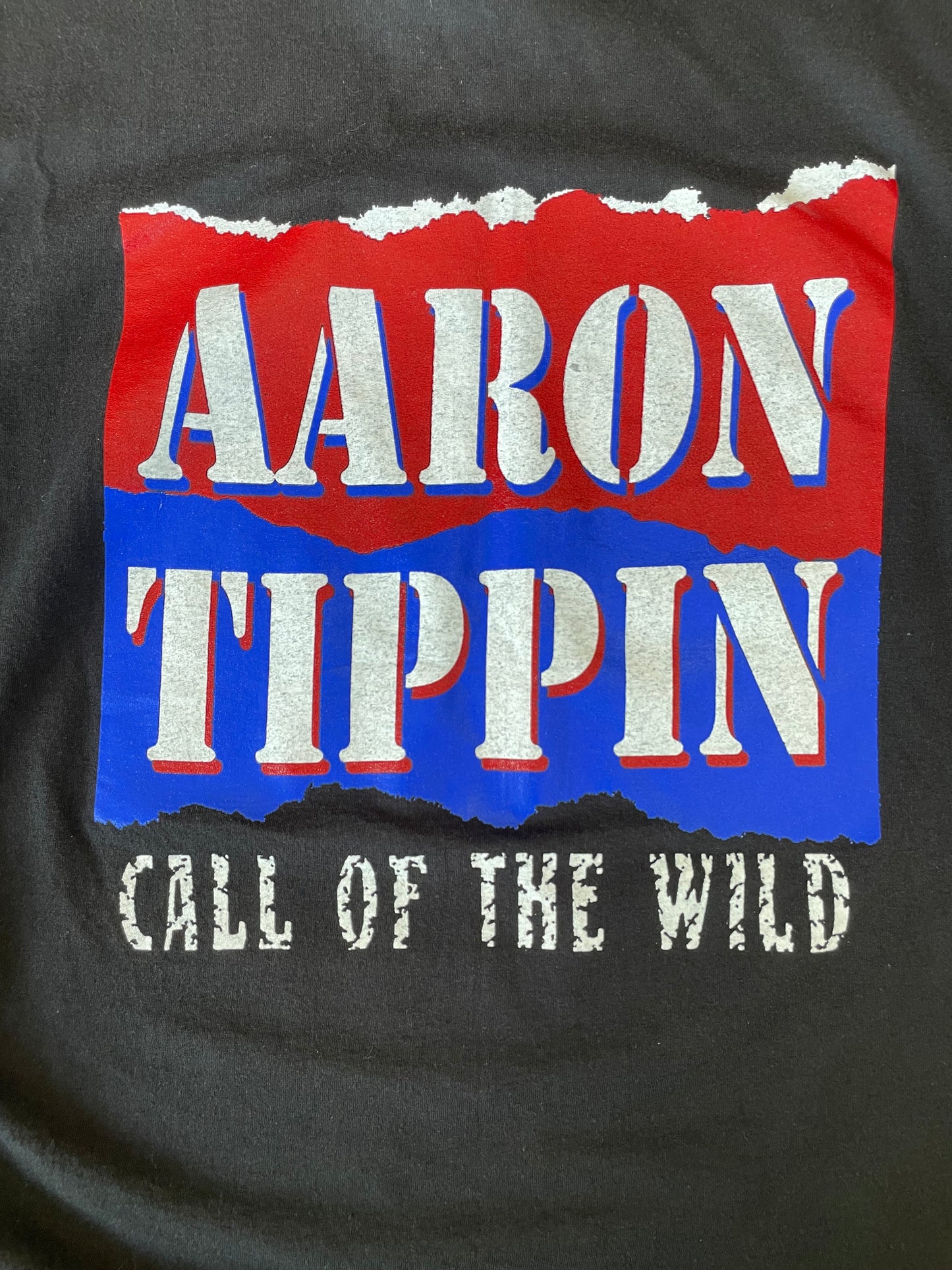 1993 Aaron Tippin Call Of The Wild Black T-Shirt Size XL