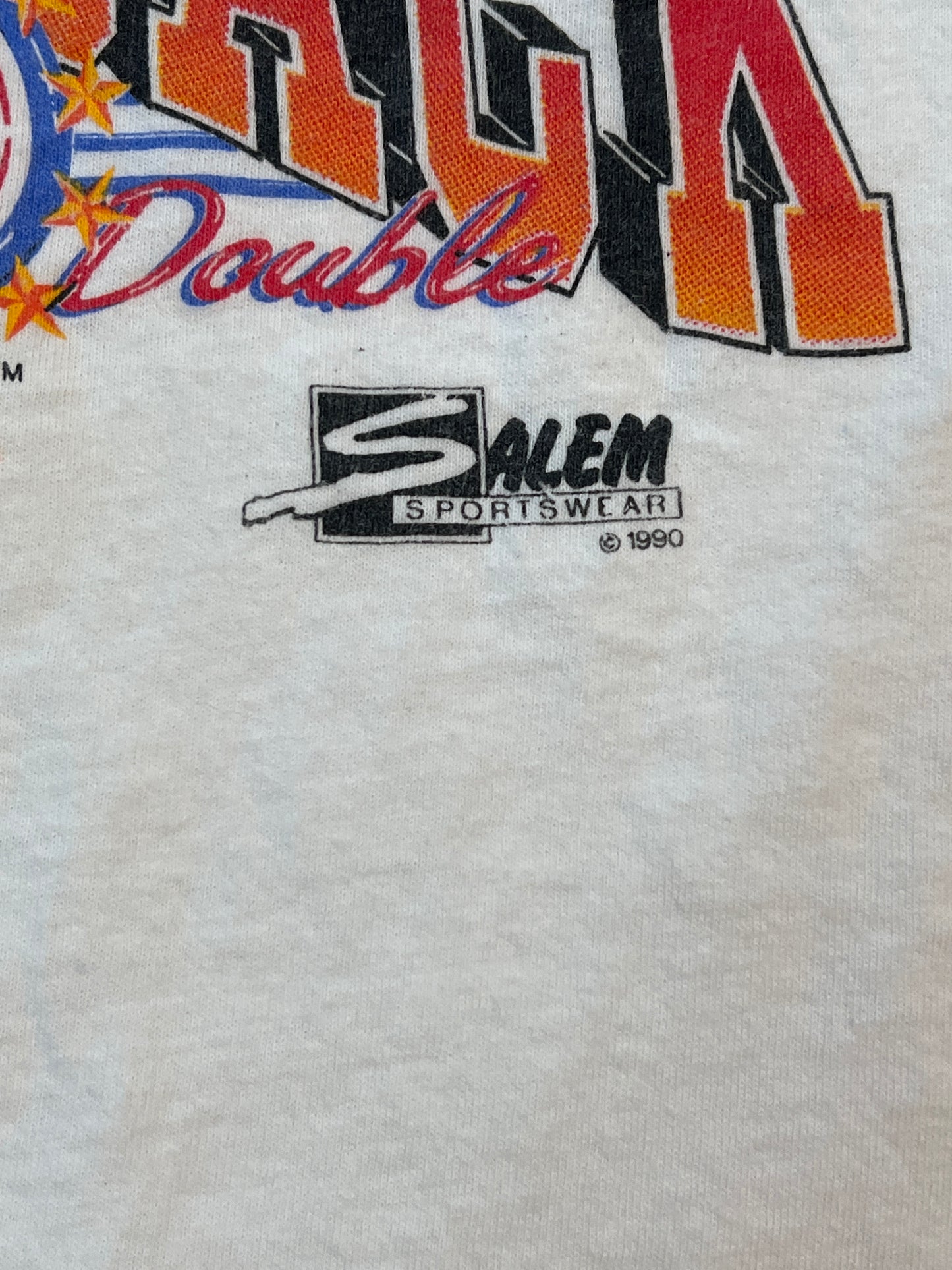 1990 Detroit Pistons Champions Tshirt, Size XXL