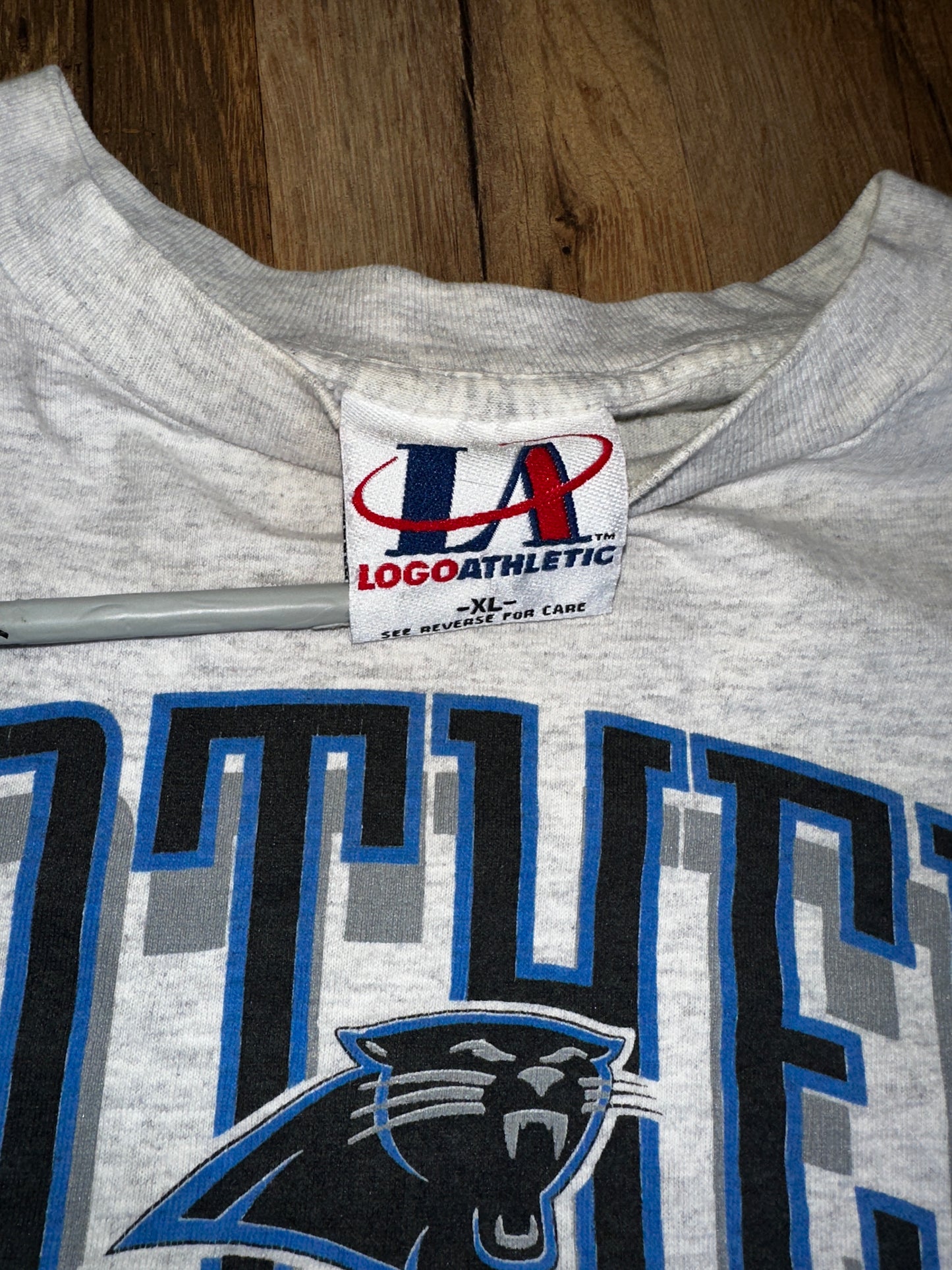Vintage Carolina Panthers XXL Pro Line Authentic XXL Heather Grey XL Logo Athletic 1993