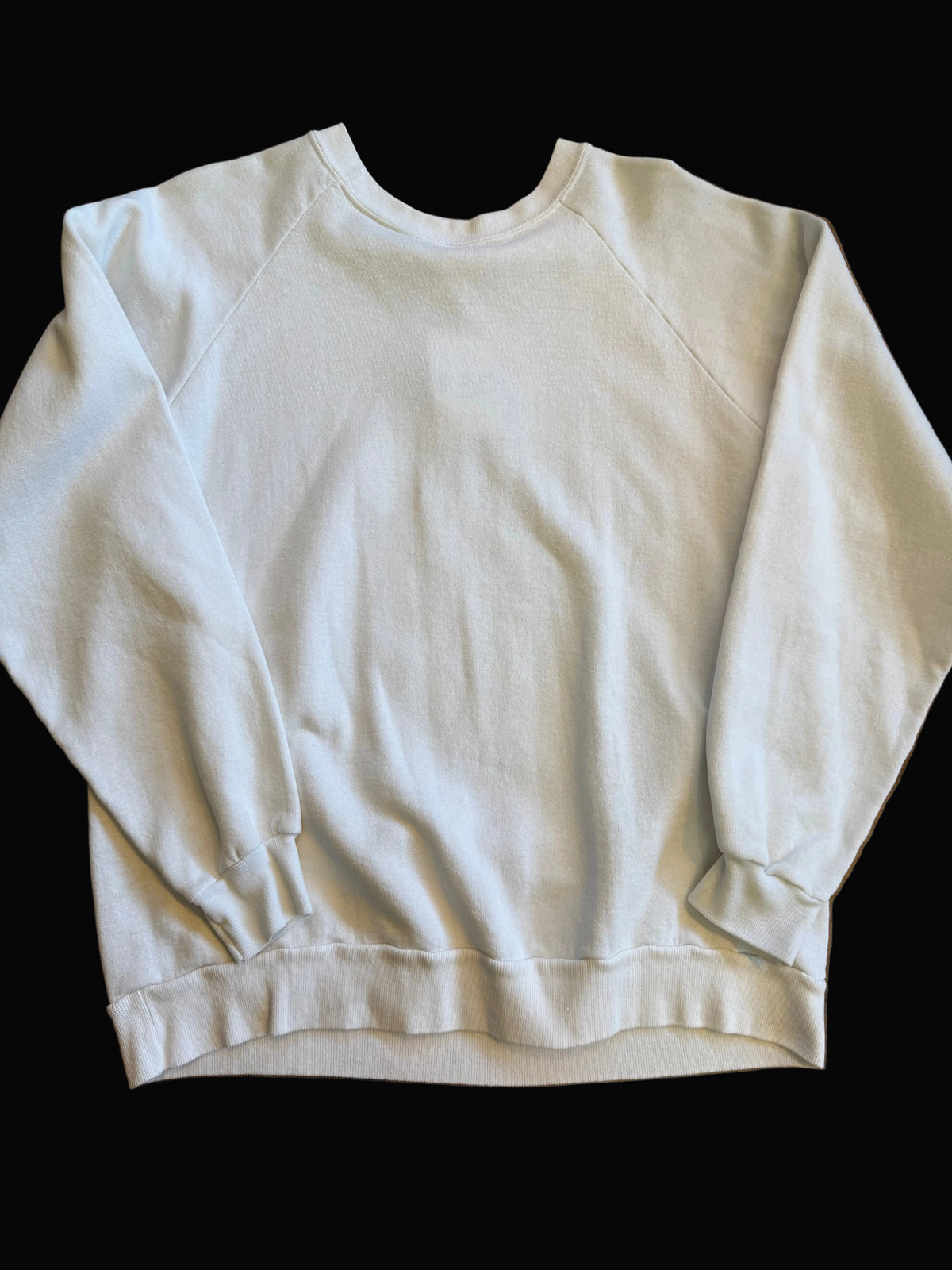 Vintage University of North Carolina Crewneck Sweater UNC White Large