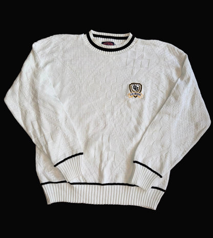 University of Colorado Buffaloes Knit Sweater Nutmeg Athletic White Medium