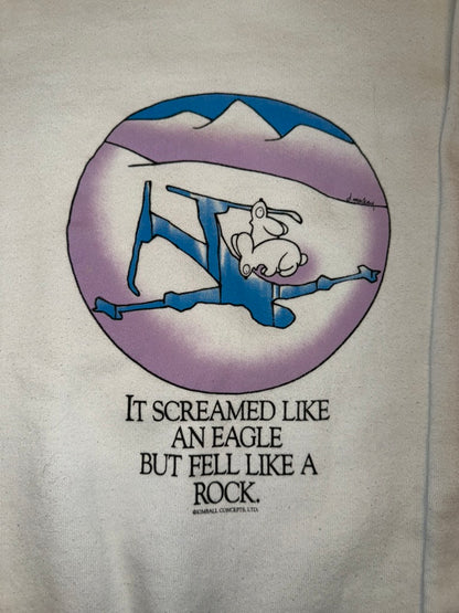 Vintage Ski Snowboard Humor Sweater Crewneck Nature Winter Sports