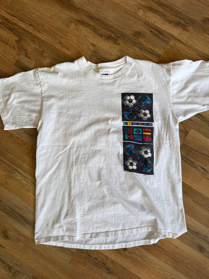 CYRK 1993 FIFA World Soccer History Shirt, Size Large