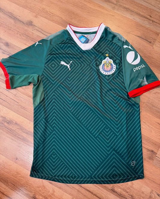 2017-2018 C.D. Guadalajara Tecate Puma Jersey, Size L