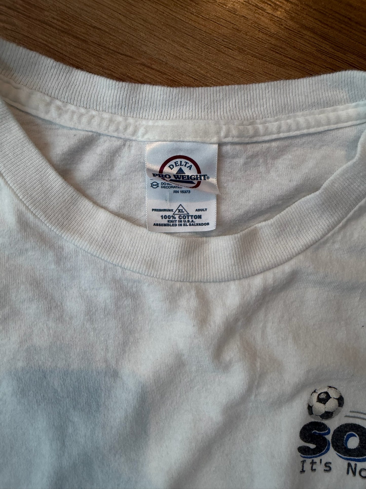 Vintage Soccer Long Sleeve Shirt Size XL