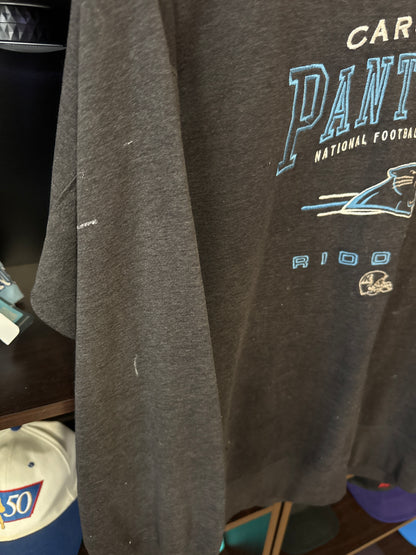 90s Panthers Ridddell Sweatshirt, Size XL