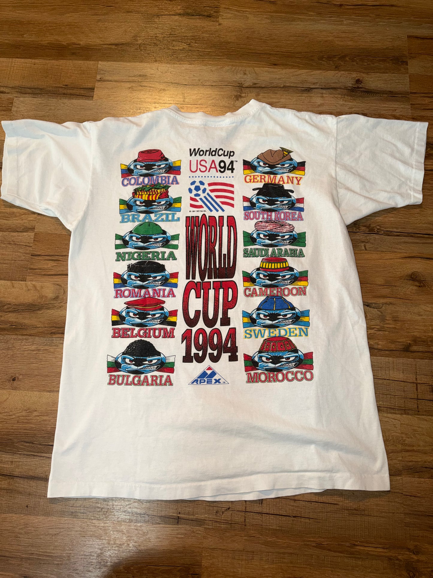 Apex One Countries 1994 FIFA World Cup Soccer AOP Tshirt, Size L