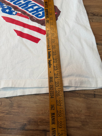 Adidas Snickers Promo 1994 FIFA World Cup Soccer Tshirt, Size Adult Small