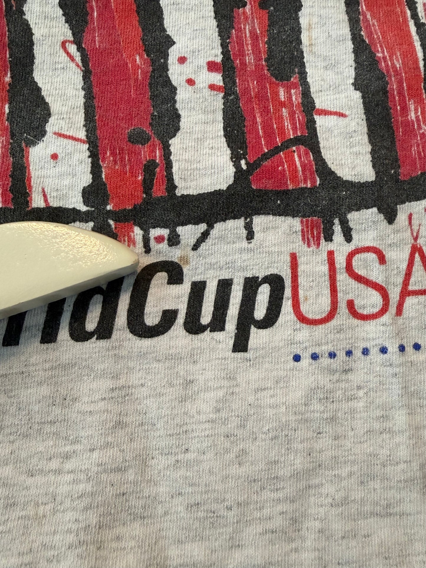 USA 1994 FIFA World Cup Flag Soccer Tshirt, Size Large