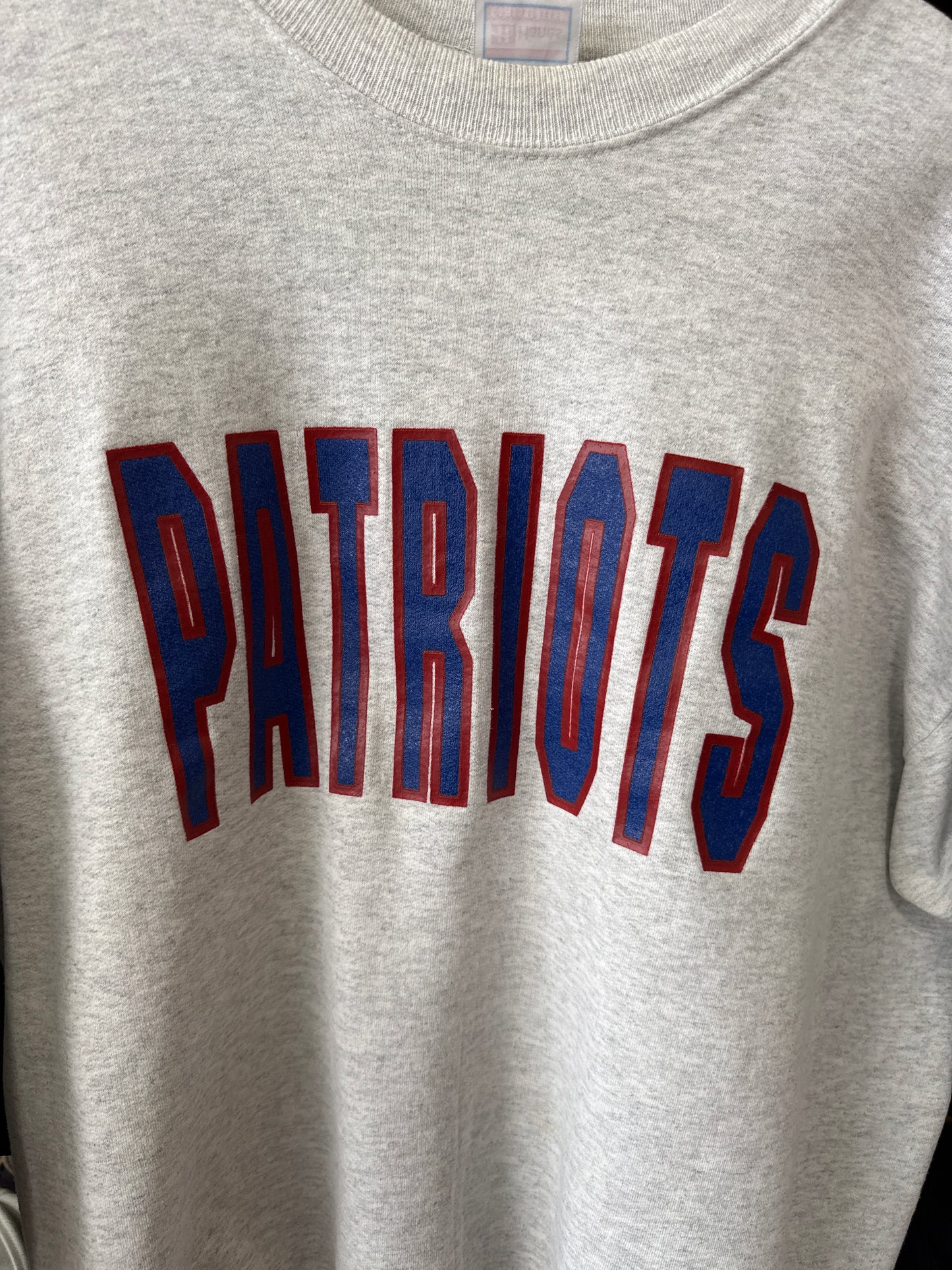 90s New England Patriots Crewneck, Size XL
