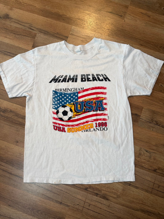 Miami Beach 1996 Summer USA Promo World Cup Soccer, Size XL